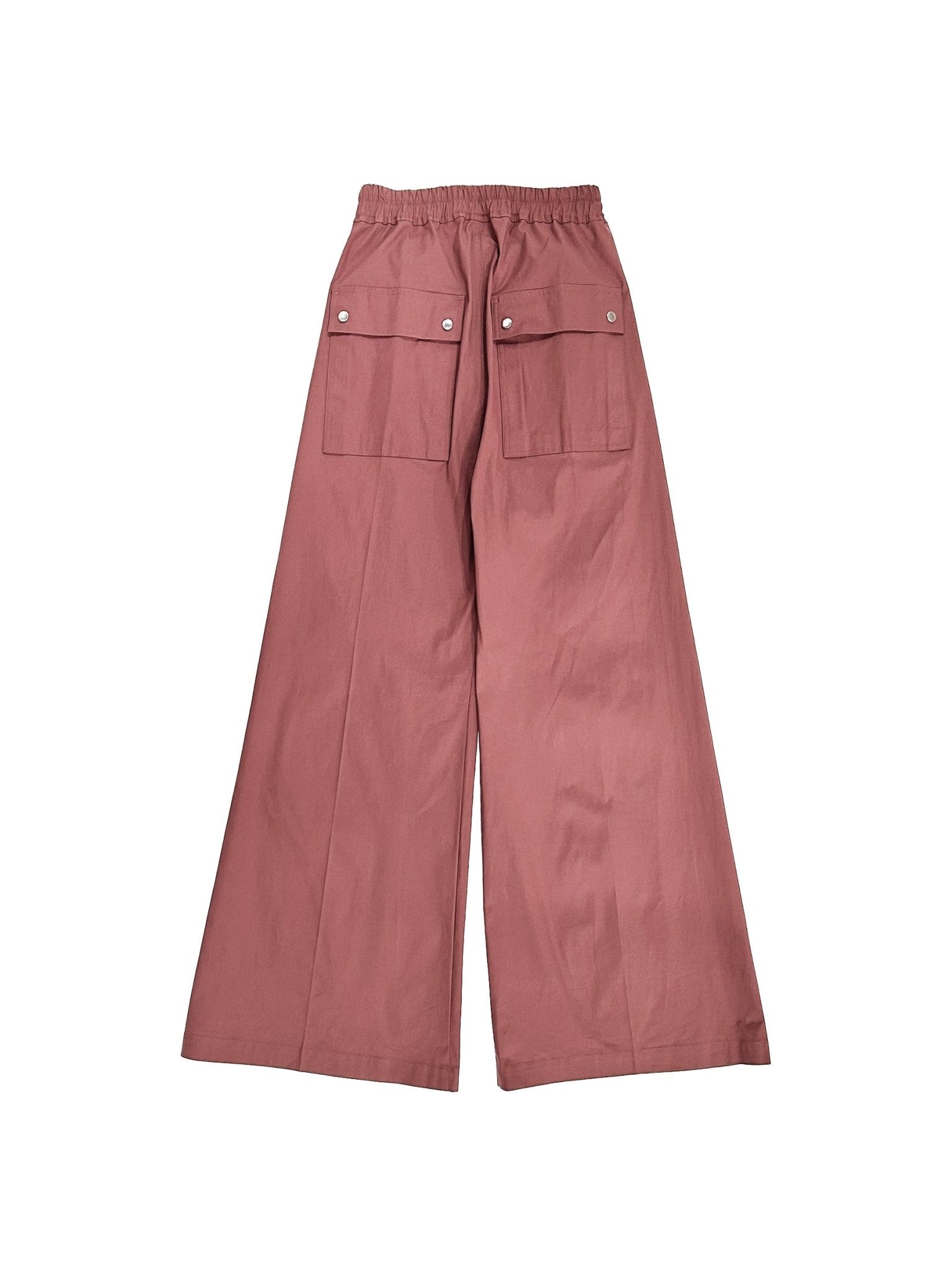 RICK OWENS - Woven Pants - Wide Bela Pants - AW25 - 13 ROSEWOOD