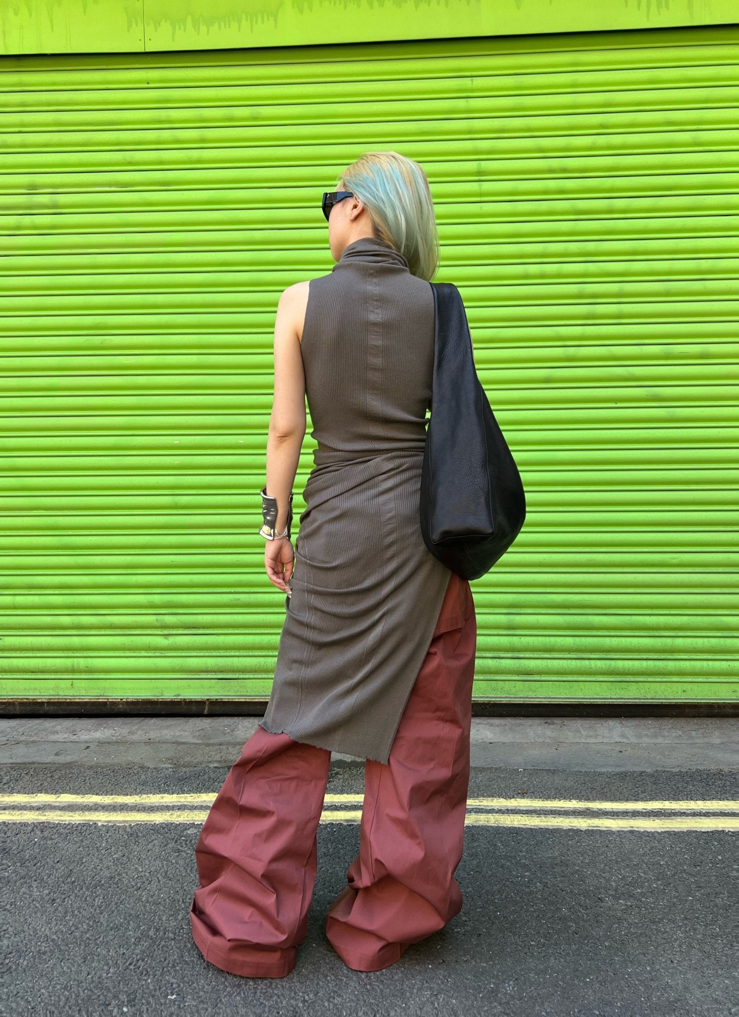 RICK OWENS - Woven Pants - Wide Bela Pants - AW25 - 13 ROSEWOOD