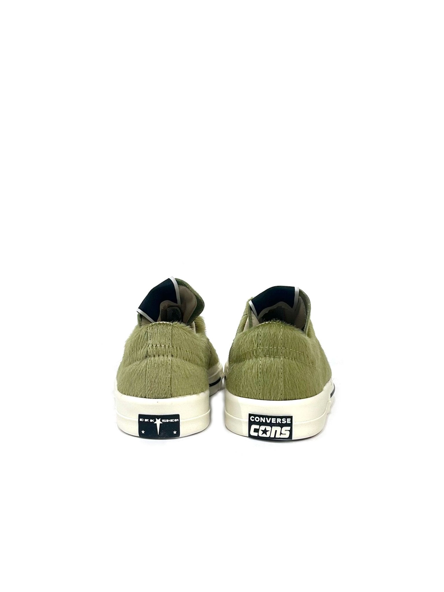 RICK OWENS Yellow Drkshdw X Converse Fur Sneakers