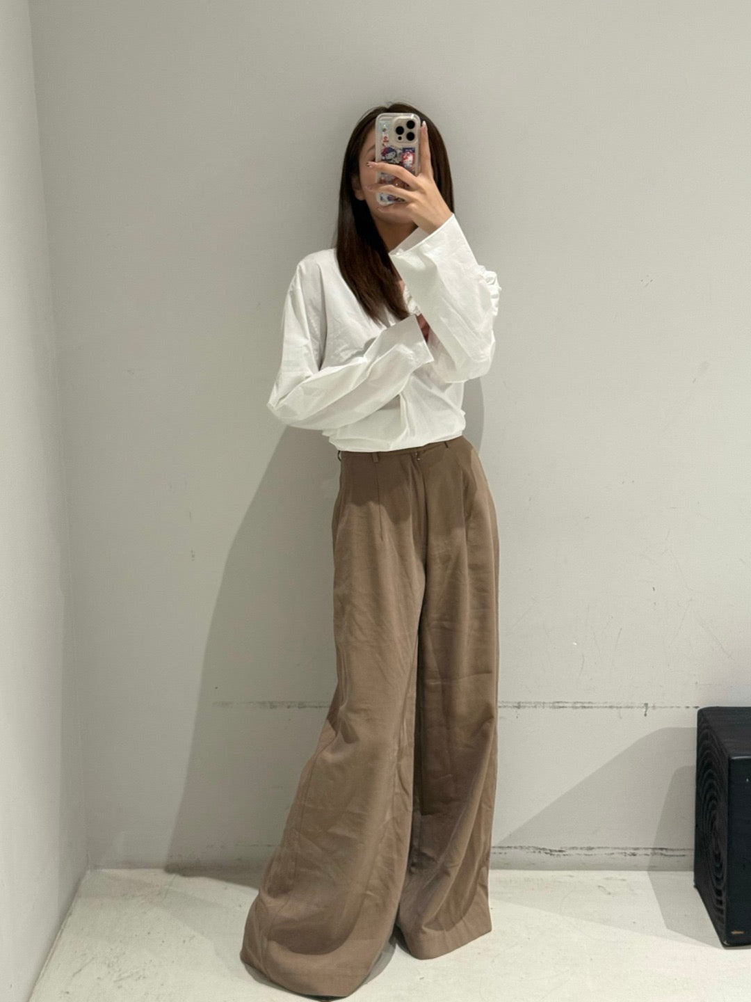 RUOHAN Tan Suit Pants