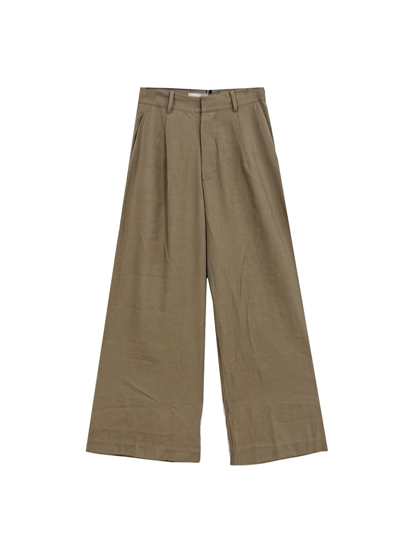 RUOHAN Tan Suit Pants