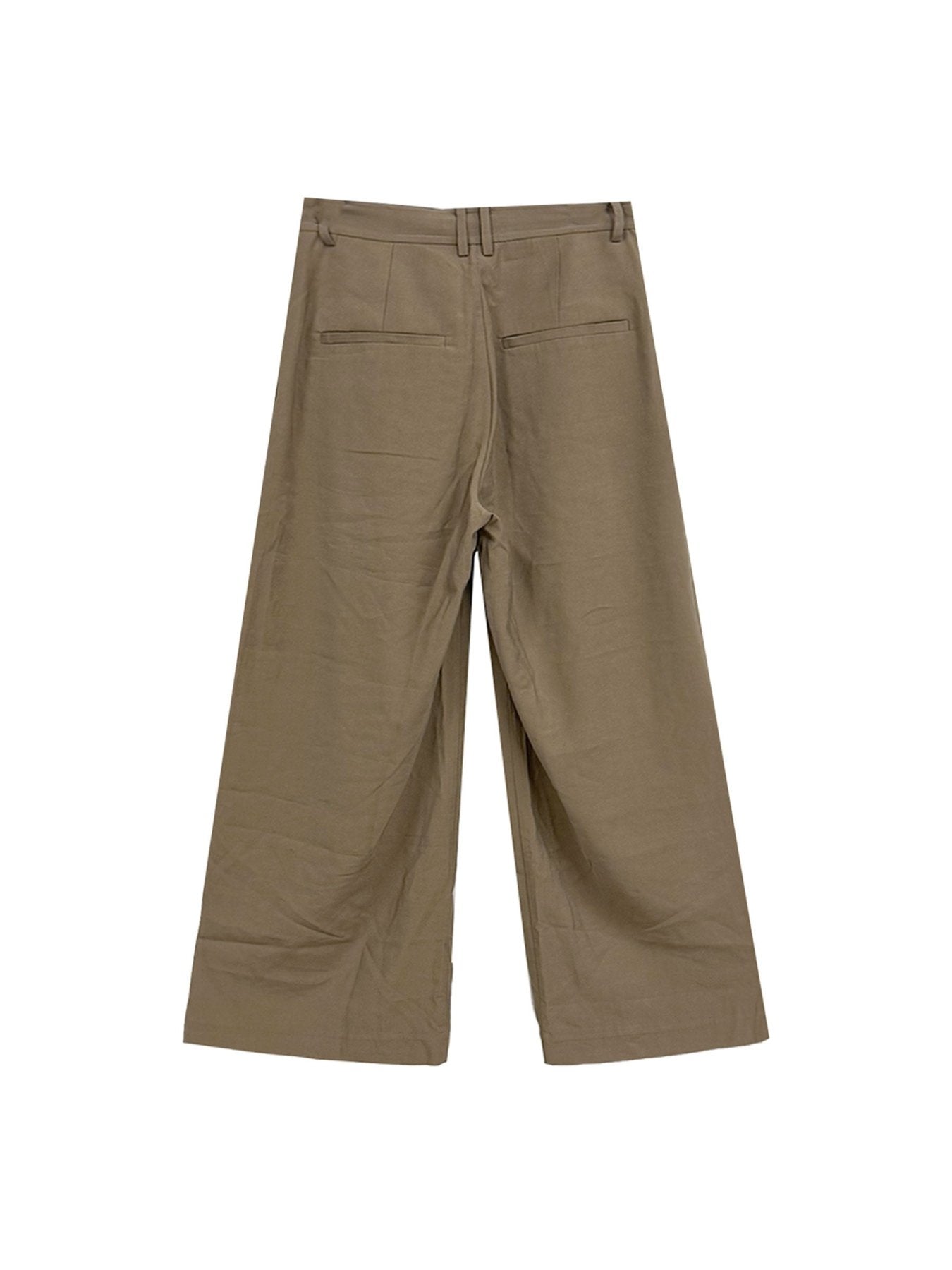 RUOHAN Tan Suit Pants