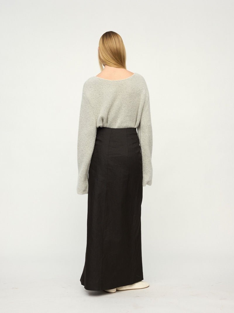 RUOHAN - Tile Pencil Skirt - AW25 - LAVA ROCK