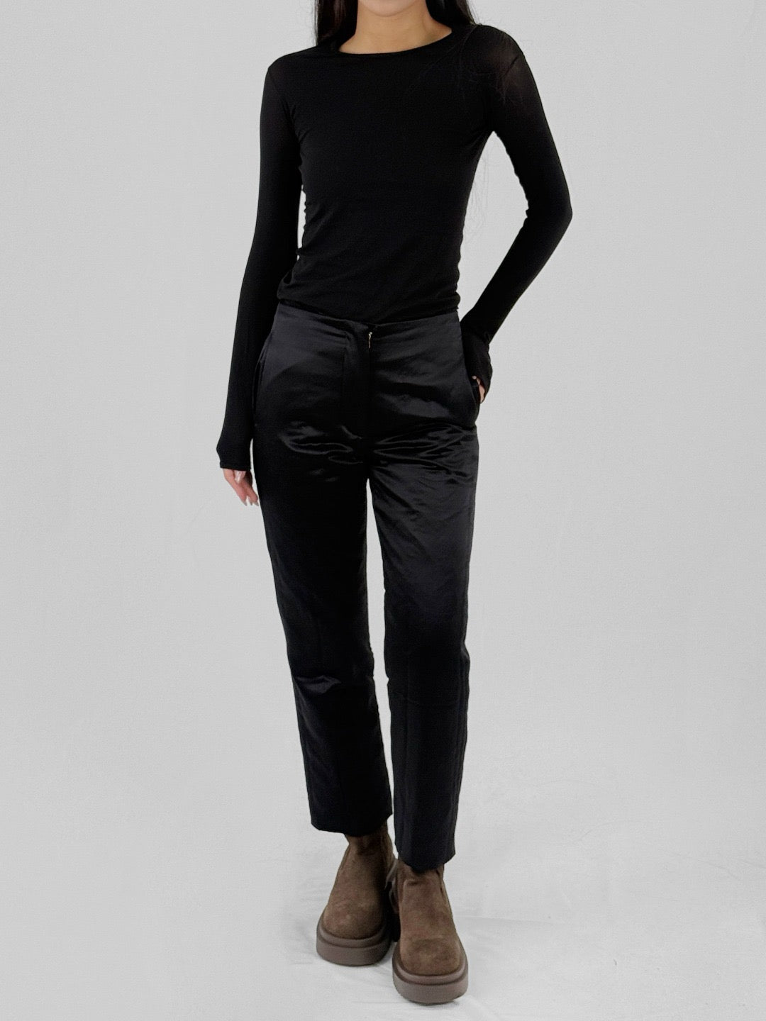 SAMUEL GUI YANG Black Pao Trousers