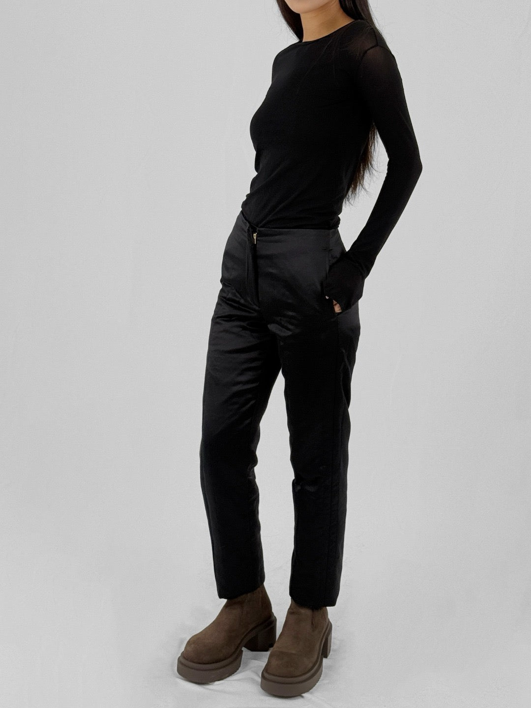 SAMUEL GUI YANG Black Pao Trousers
