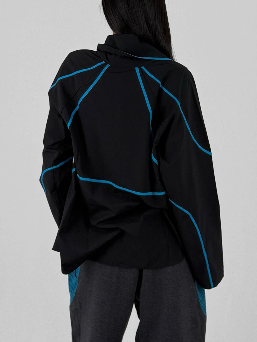 SAUL NASH Black/Turquoise Jacket