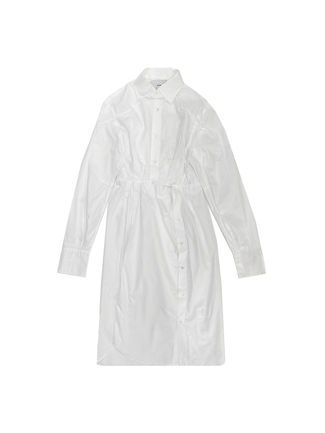 SETCHU - Darts Dress Shirts Long - AW25 - White