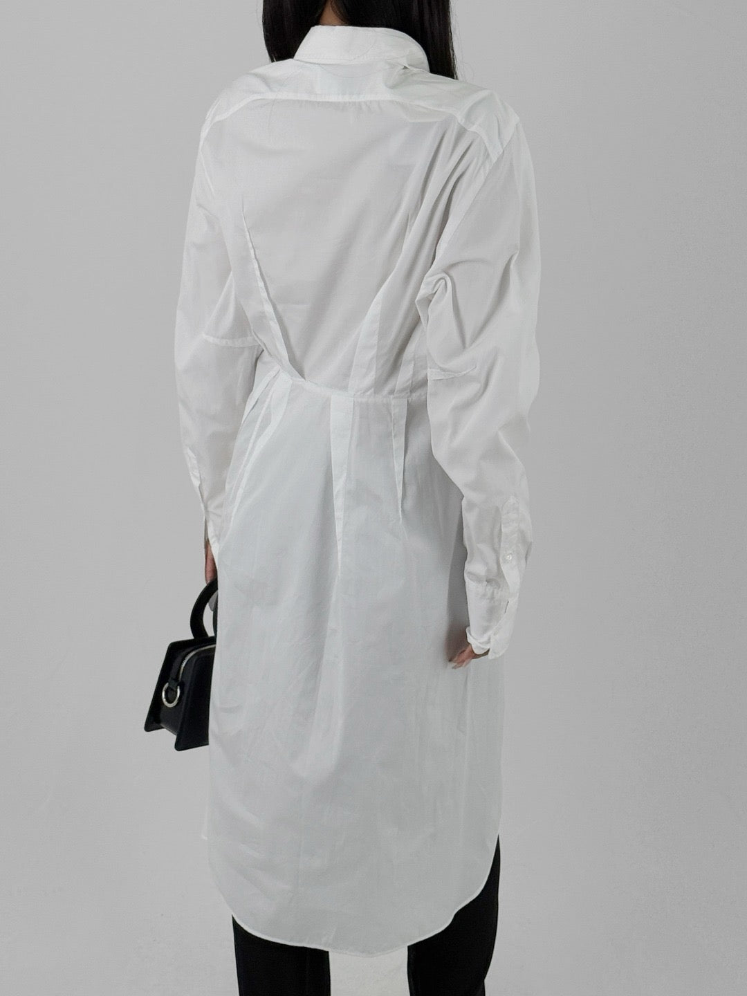 SETCHU - Darts Dress Shirts Long - AW25 - White