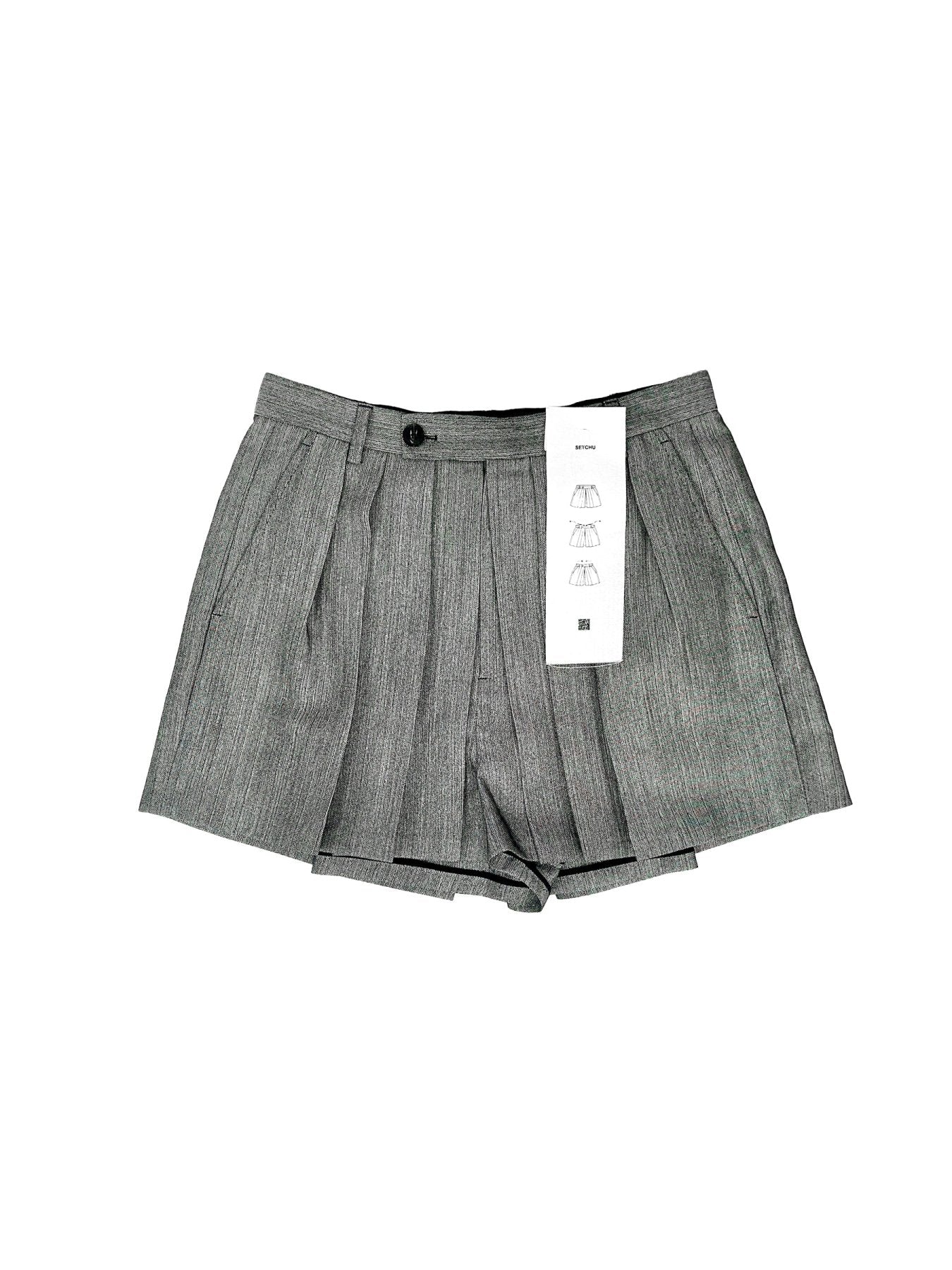 SETCHU Grey Hakama Pants Mini Gomashio
