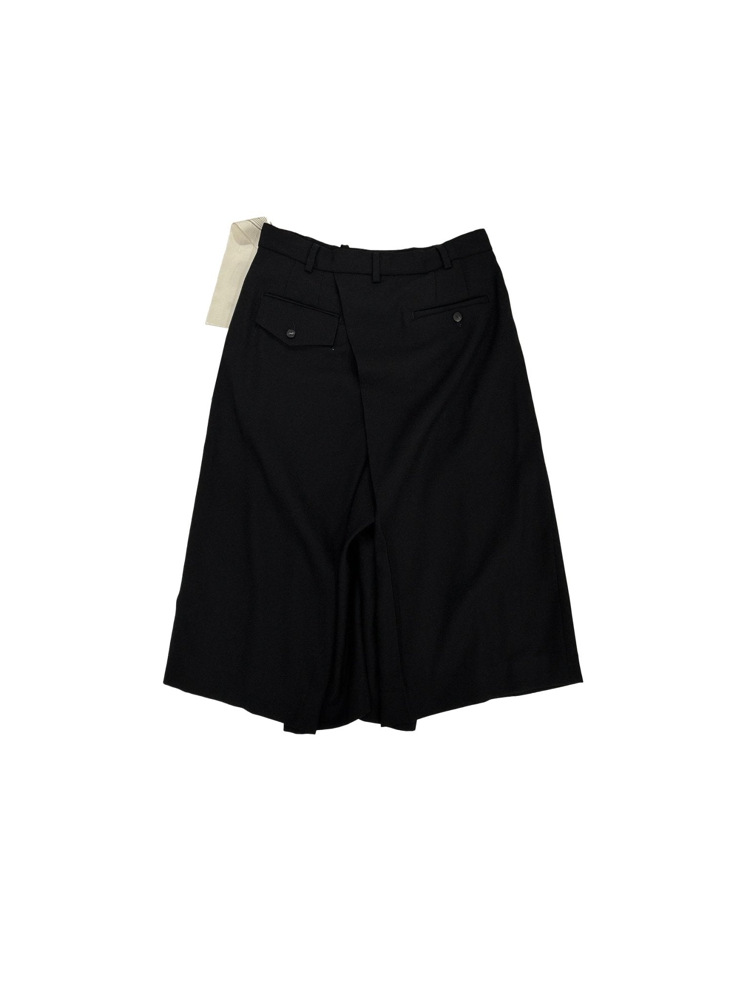 SETCHU - Hakama Pants Medium Matte Shiny - AW25 - Black