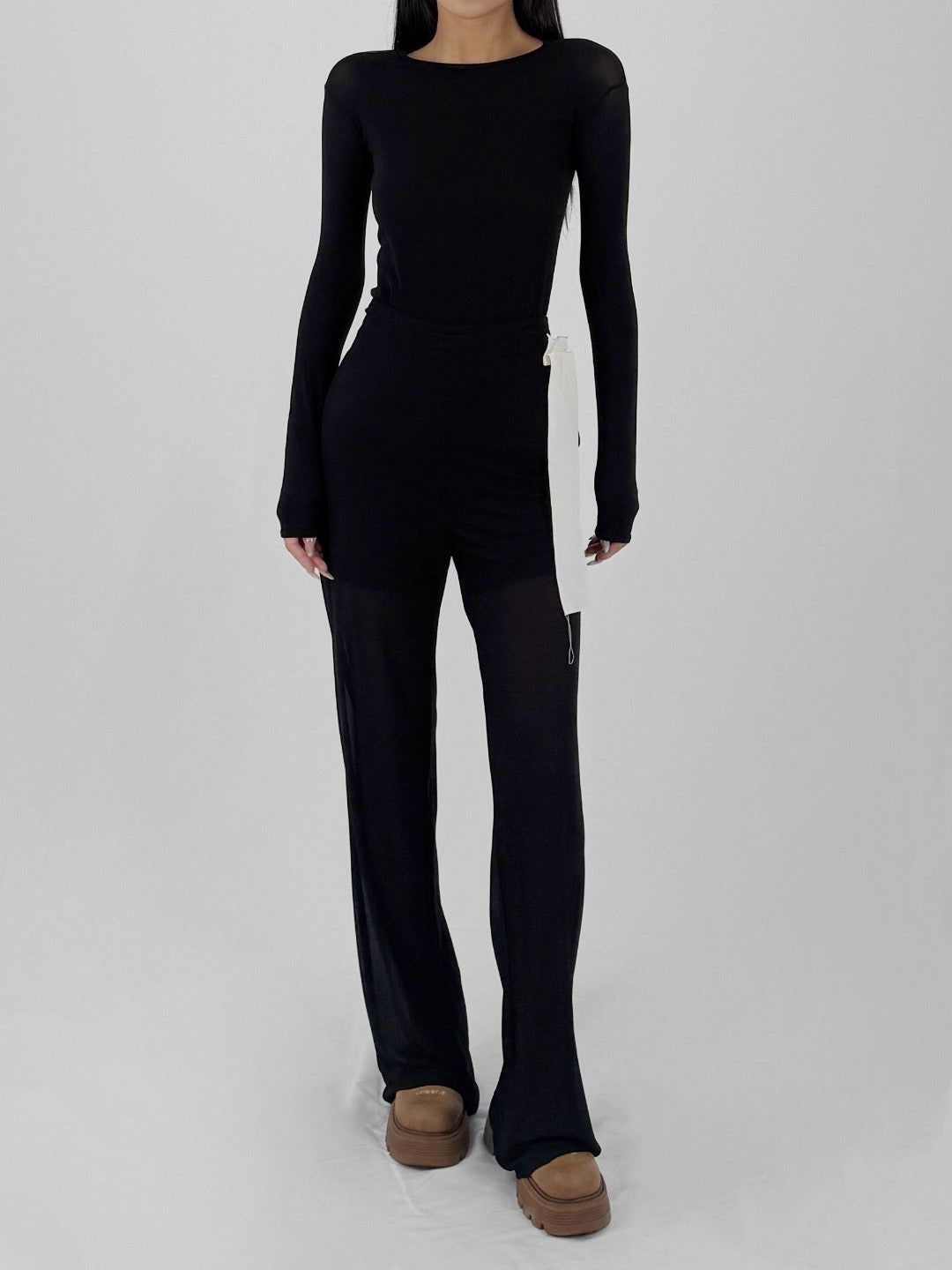 SETCHU - Origami Jersey Dress - SS25 - BLACK