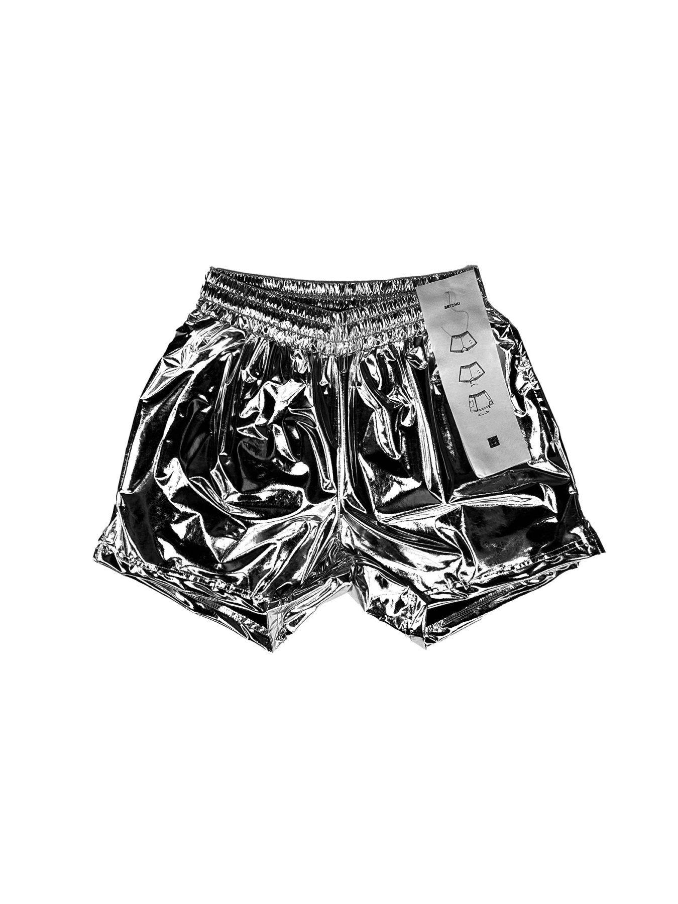 SETCHU Silver Boxer Shorts Metal