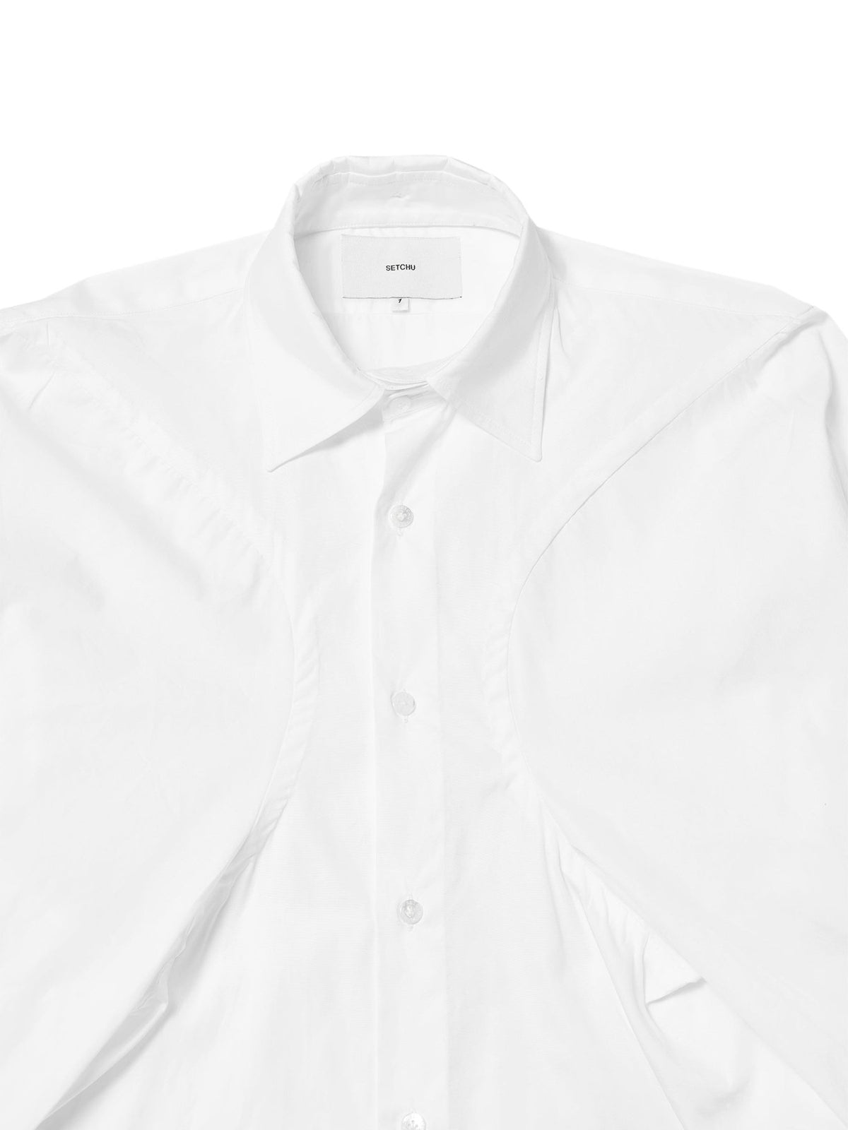 SETCHU White Davanti Cotton Shirt