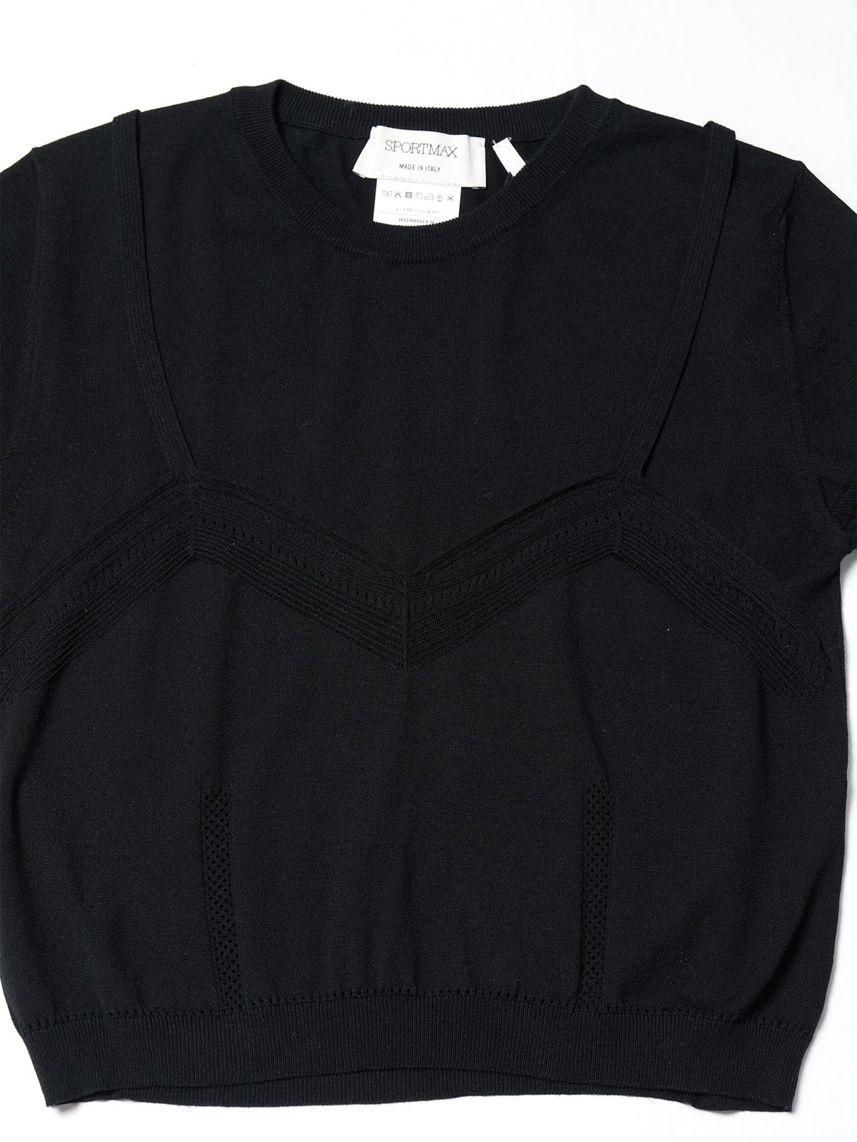 SPORTMAX Black Spxangel Sweater/Tank/Top