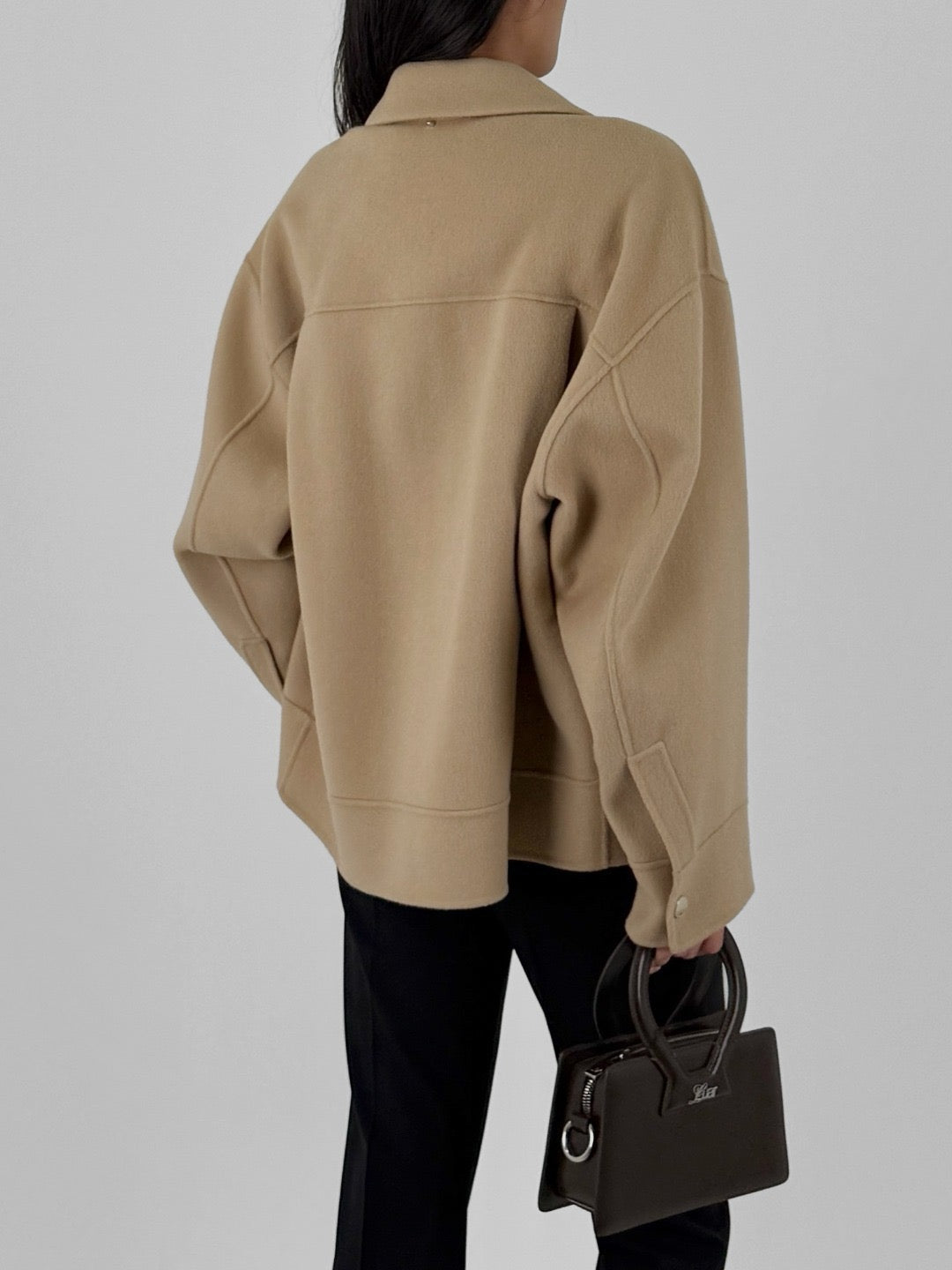 SPORTMAX - Cantore Short Coat - AW25 - CAMEL