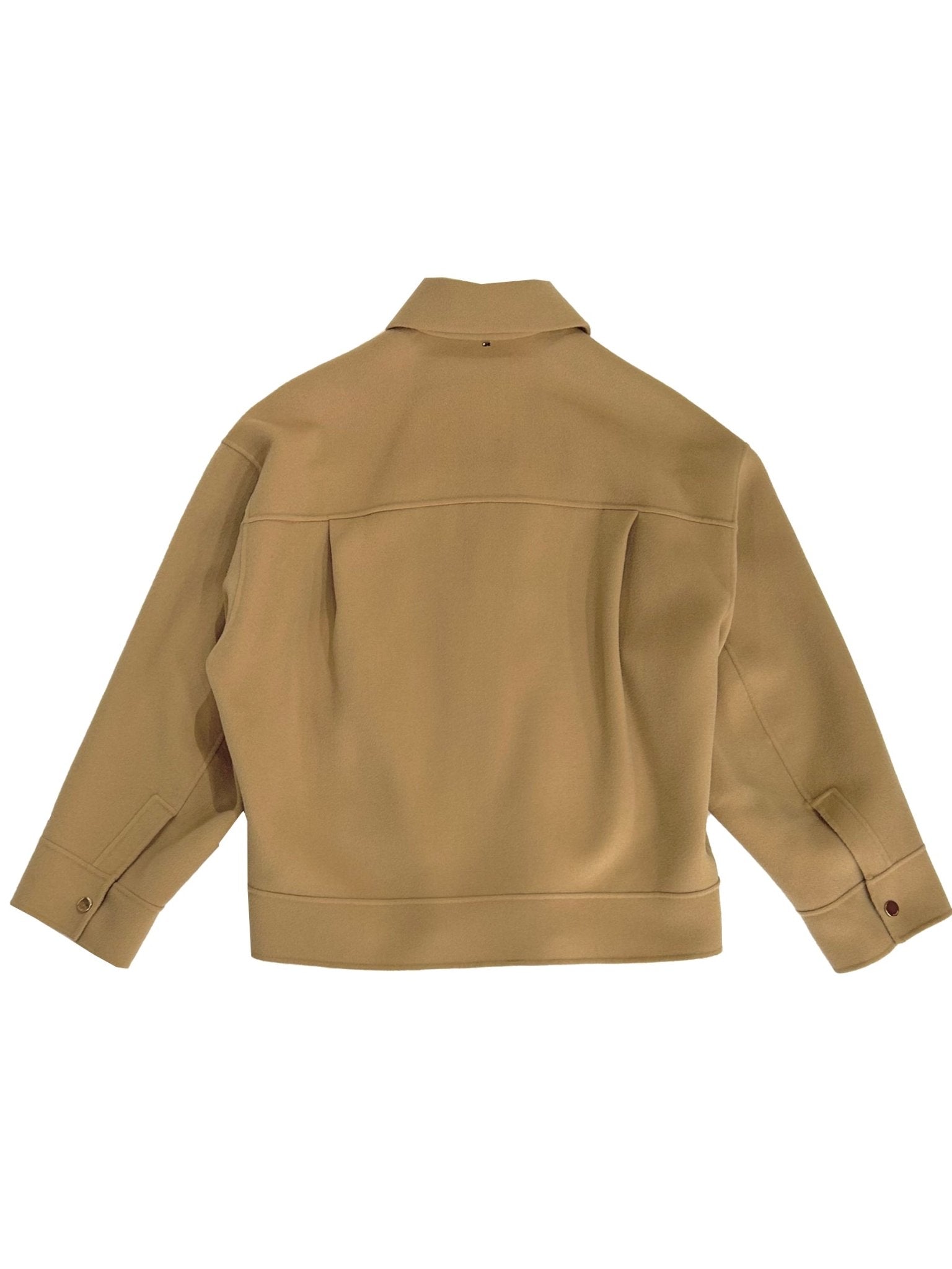 SPORTMAX - Cantore Short Coat - AW25 - CAMEL