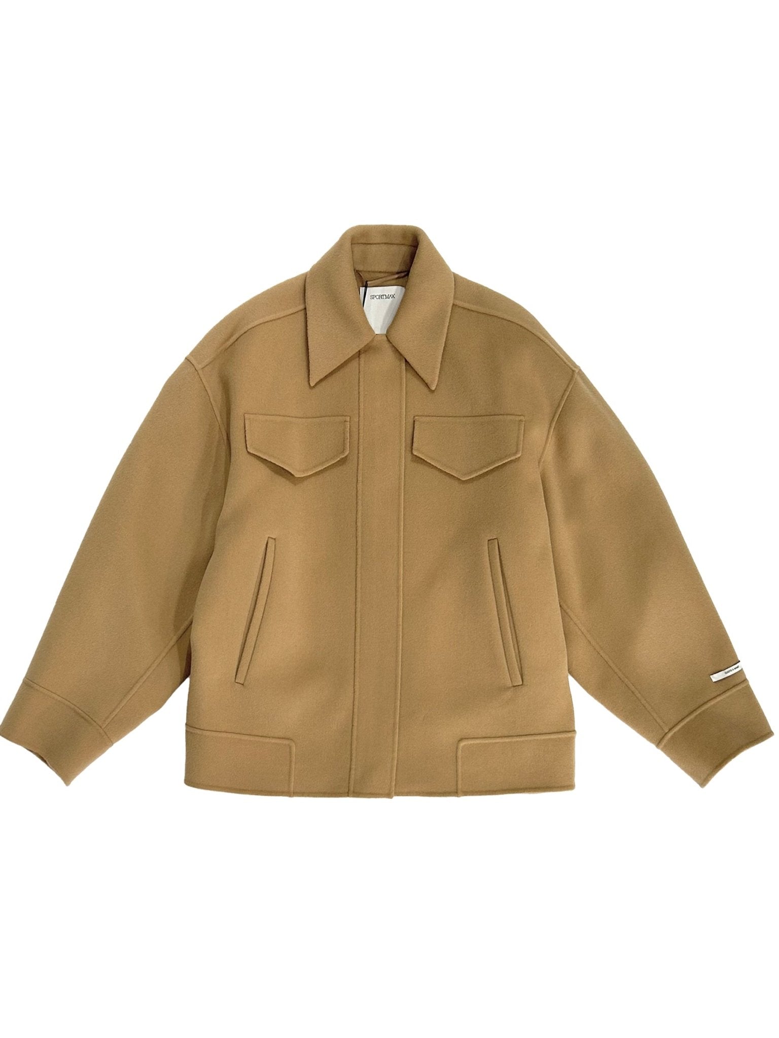SPORTMAX - Cantore Short Coat - AW25 - CAMEL