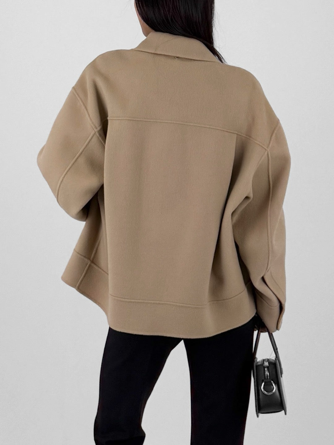 SPORTMAX - Cantore Short Coat - AW25 - CAMEL