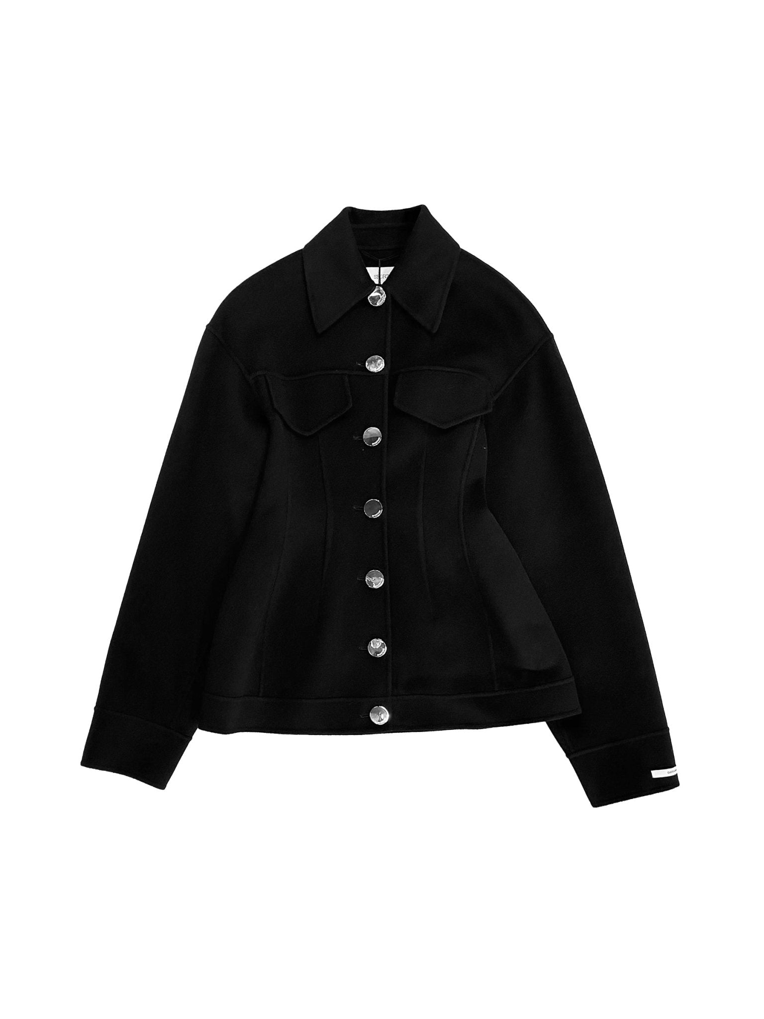 SPORTMAX - Egeo Short Coat - AW25 - BLACK