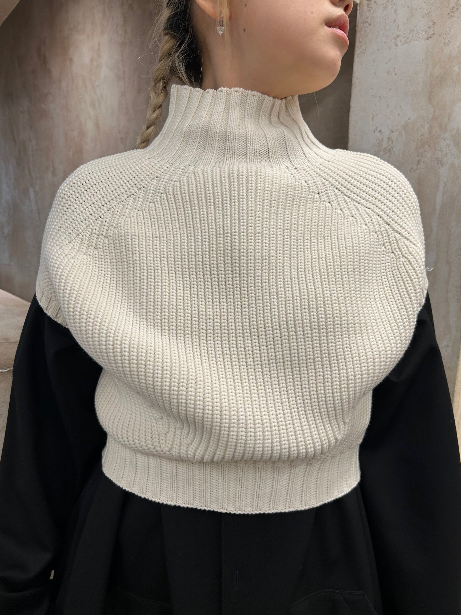 SPORTMAX - Fulmine Sweater Tank Top - AW25 - IVORY