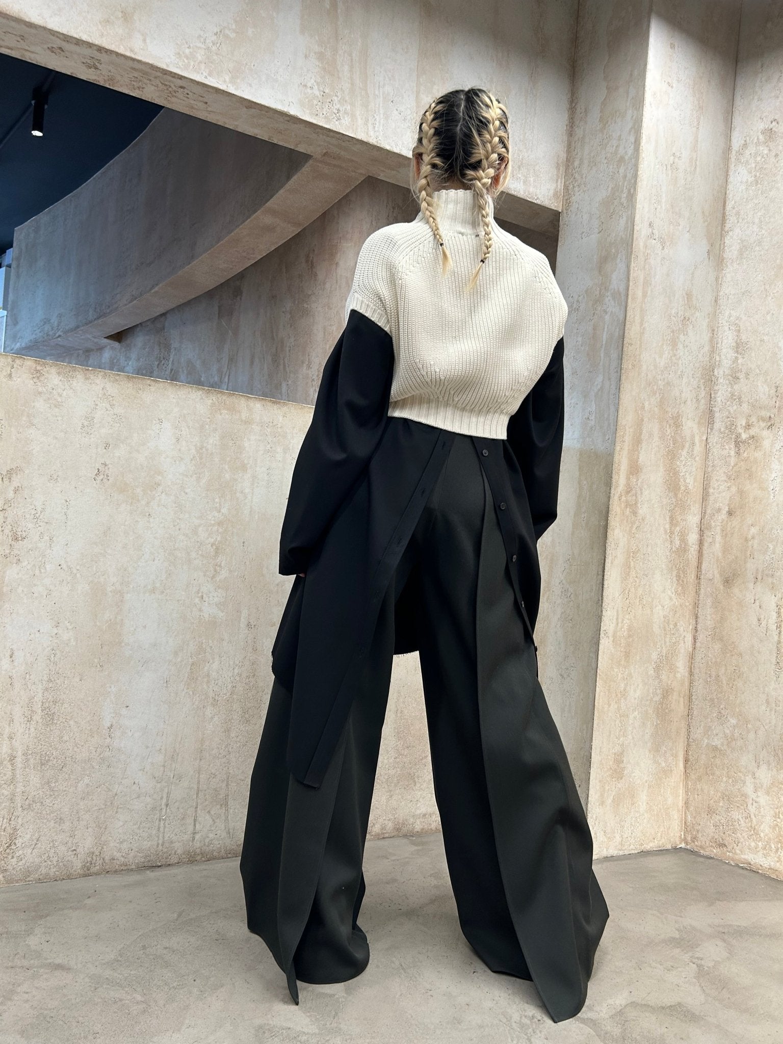 SPORTMAX - Fulmine Sweater Tank Top - AW25 - IVORY