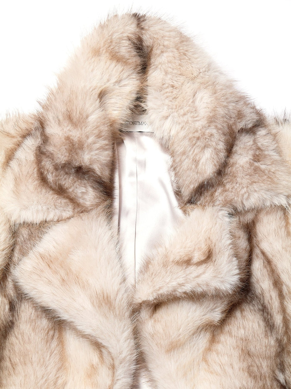 SPORTMAX Mud Spxquantum Faux-Fur