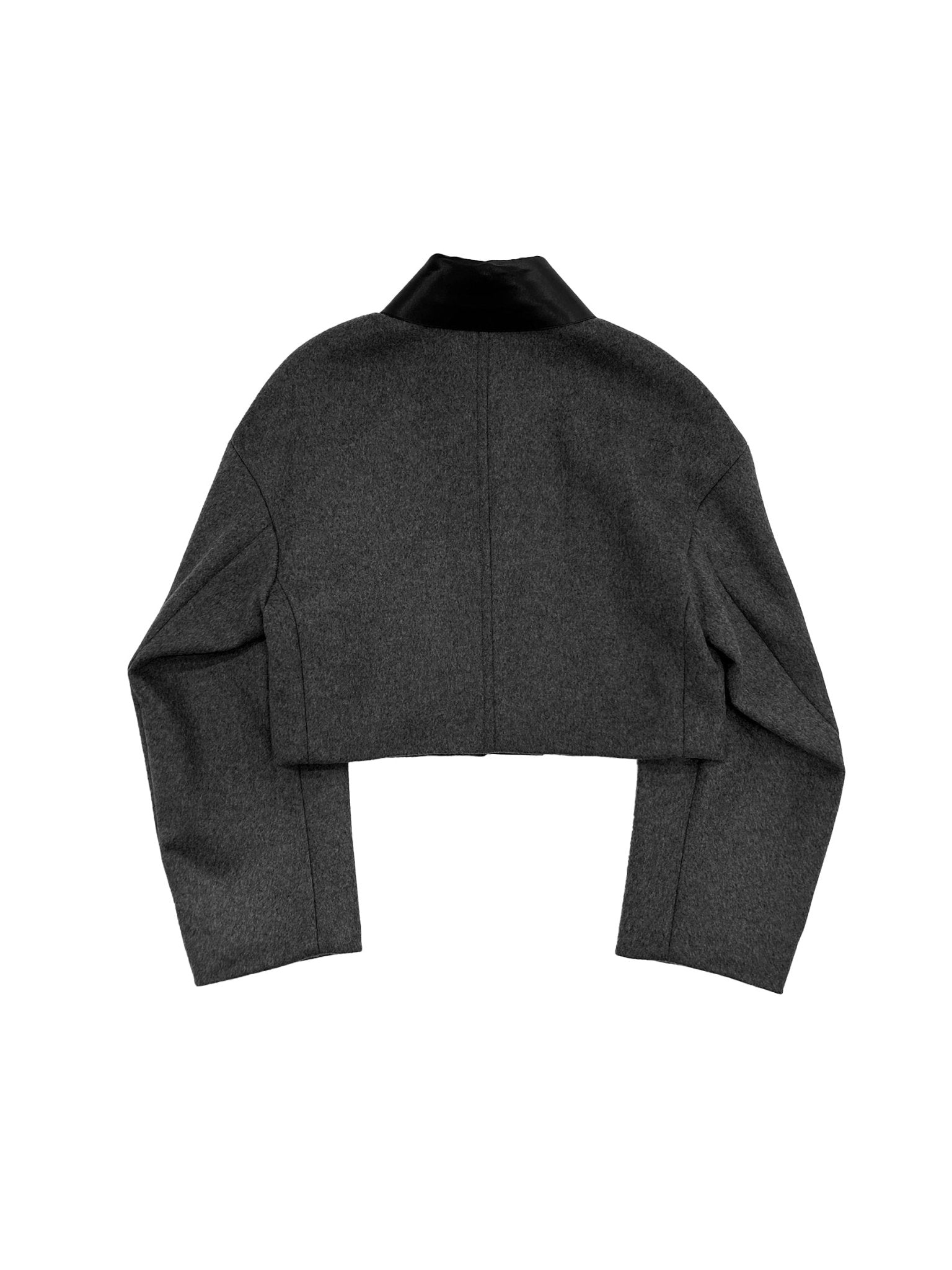 SPORTMAX - Vacuo Short Coat - AW25 - DARK GREY