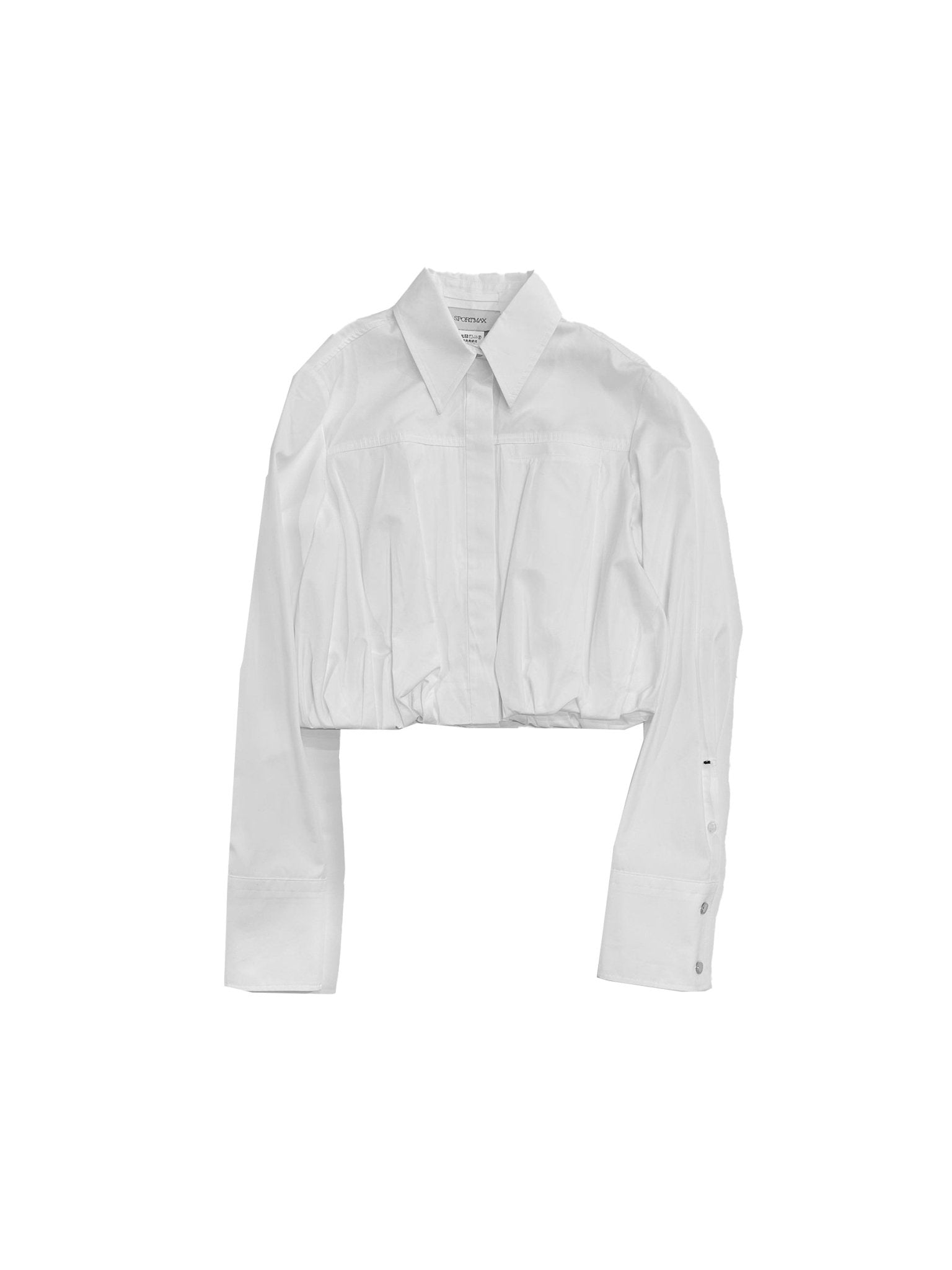 SPORTMAX - Zemira Shirt - AW25 - OPTICAL WHITE