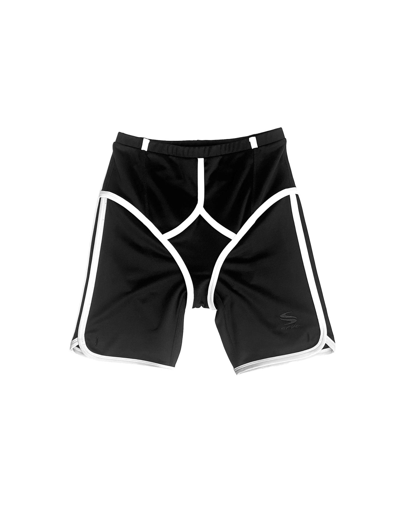 SRVC Brown Long John Shorts