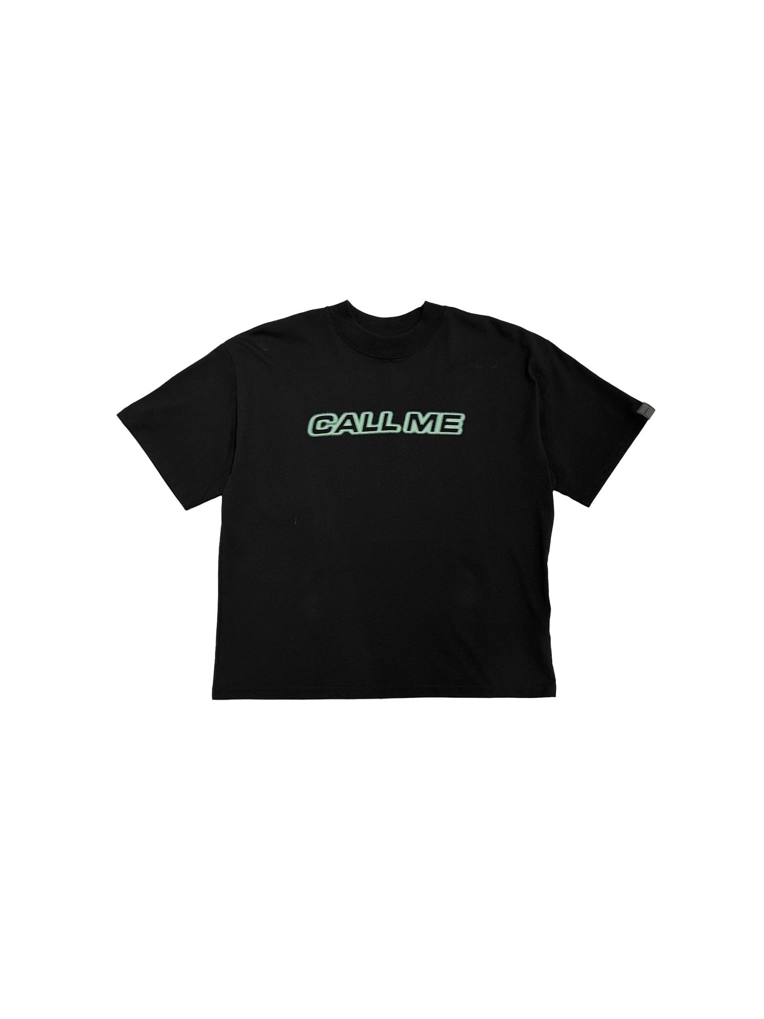 SRVC - Call Me Tee - AW25 - BLACK