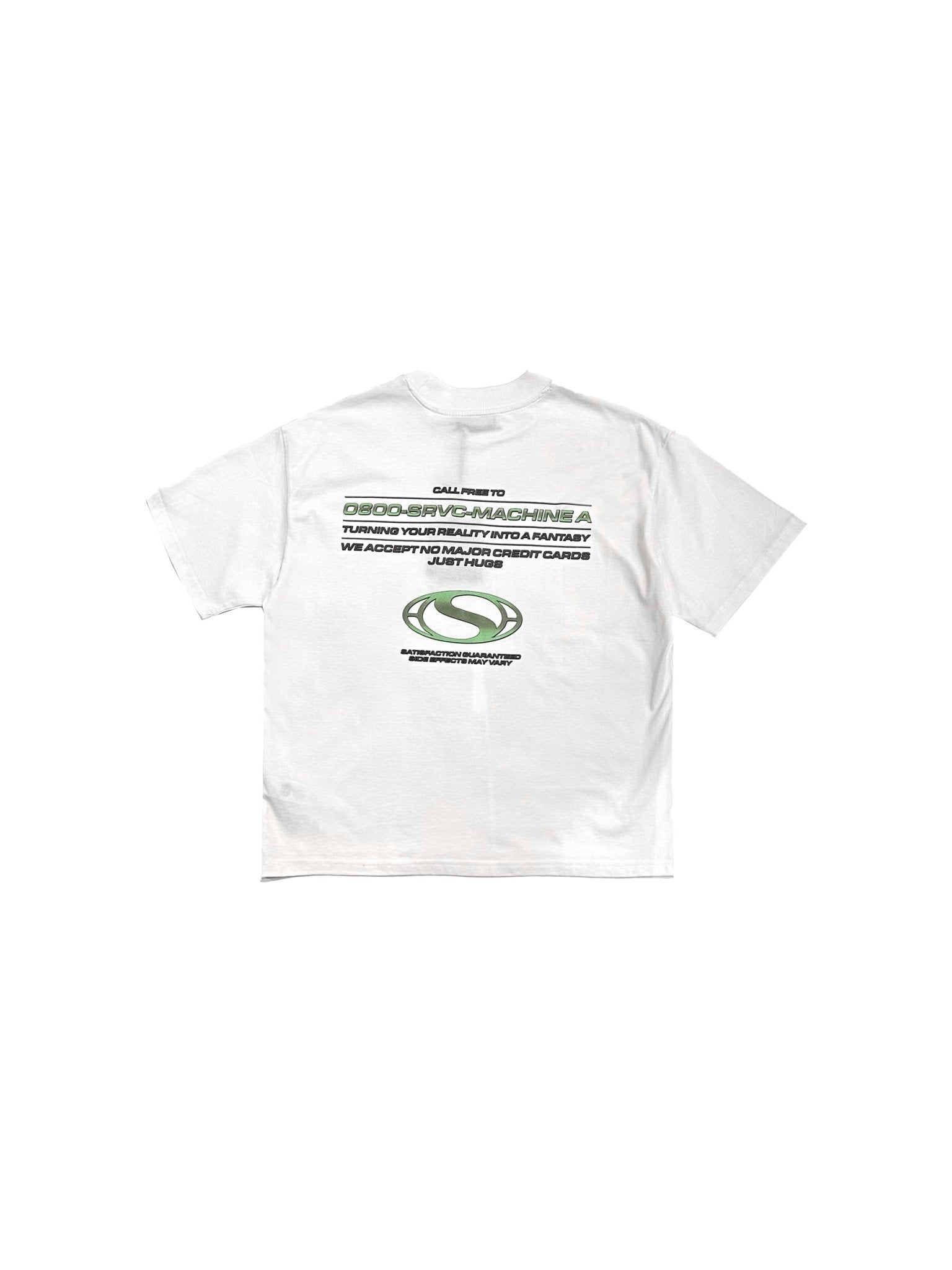 SRVC - Call Me Tee - AW25 - WHITE