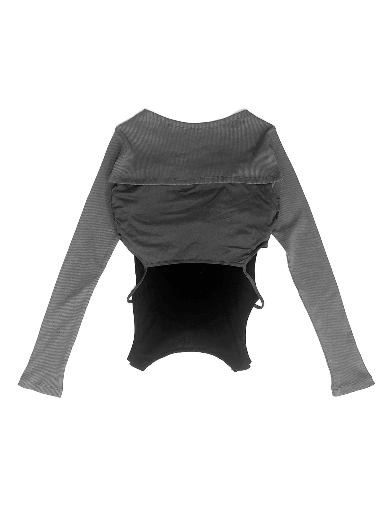 SRVC Grey Layered Pyjama Top