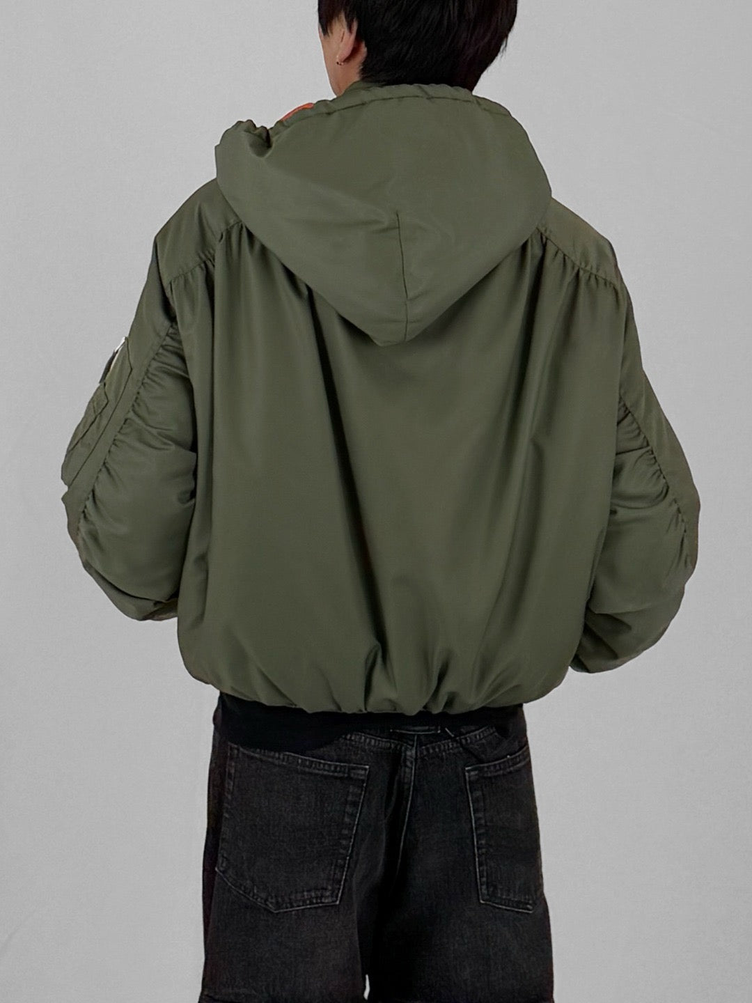 SRVC - Halter Bomber Jacket - AW25 - DARK GREEN