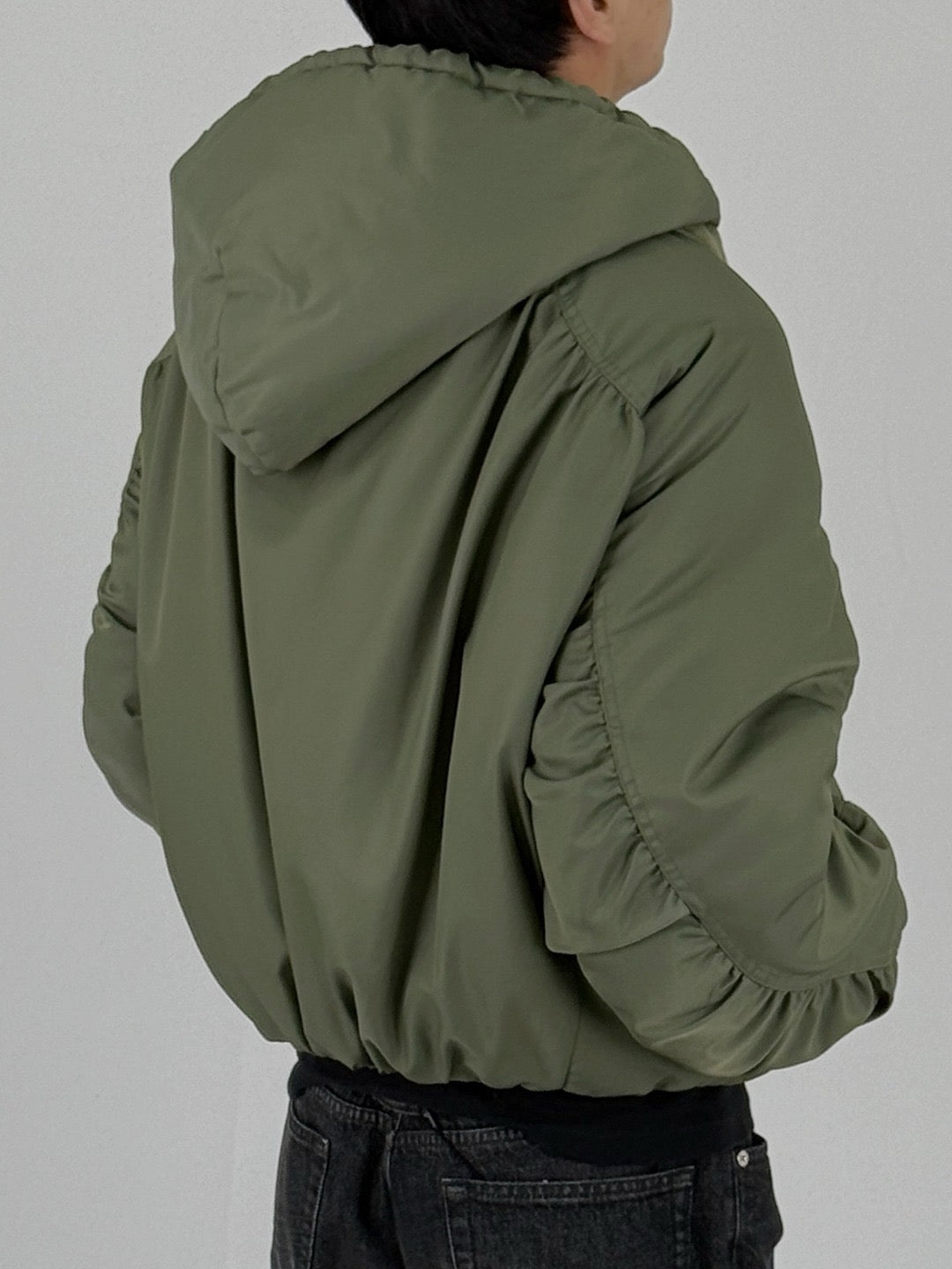 SRVC - Halter Bomber Jacket - AW25 - DARK GREEN