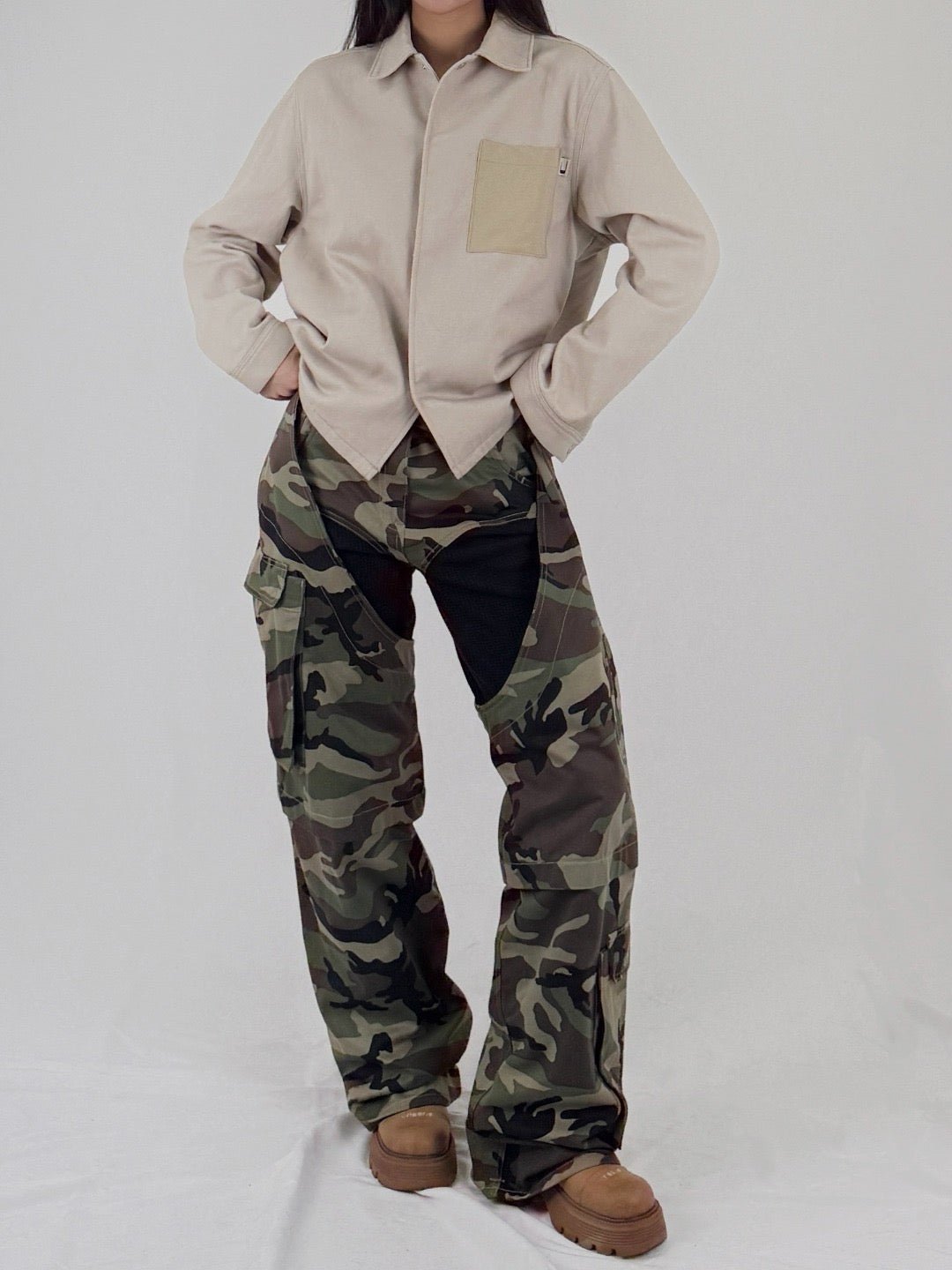 SRVC - Mecha Cargo Pants - AW25 - CAMO