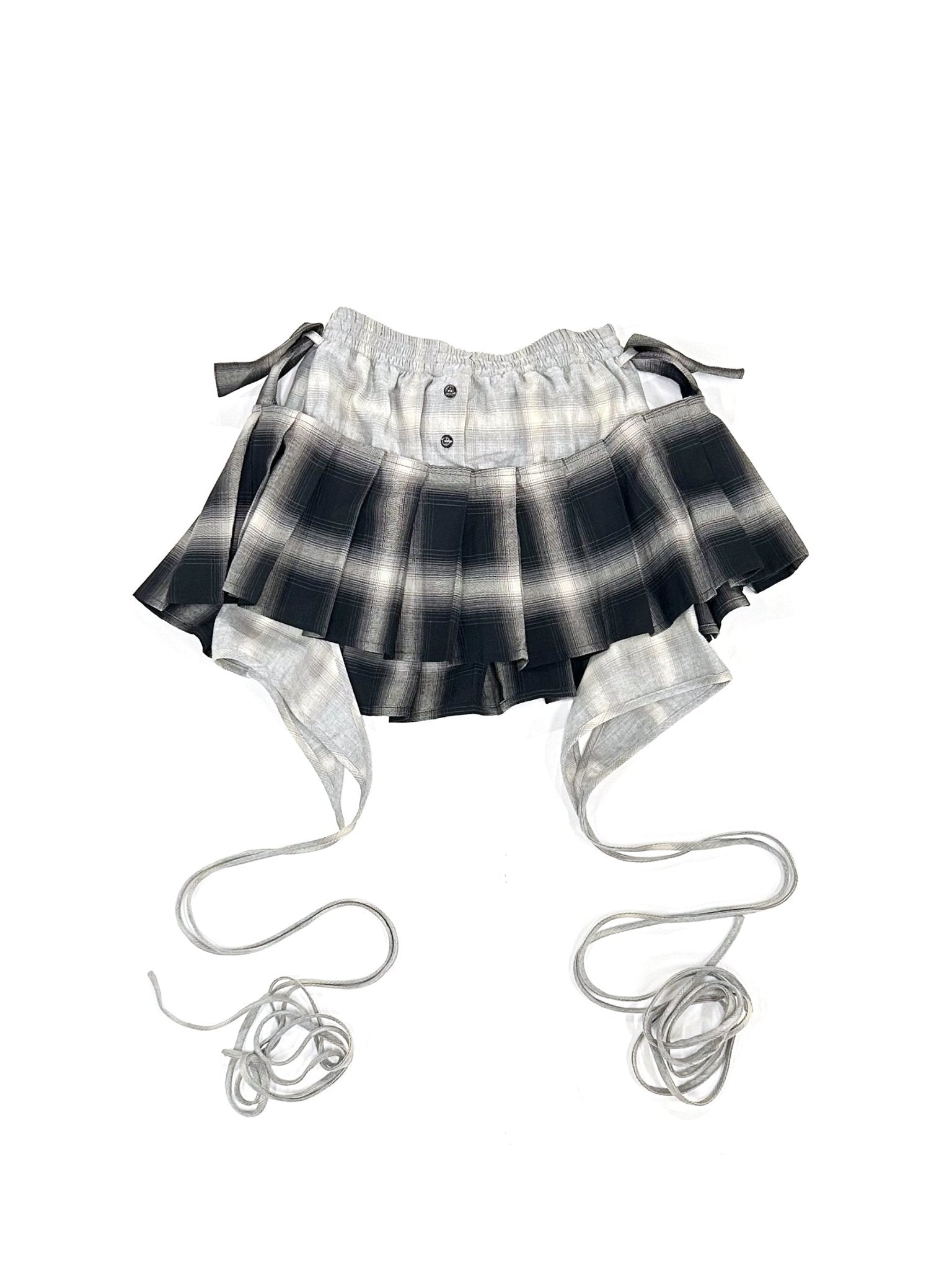 SRVC - Misa Skirt - AW25 - Black Check