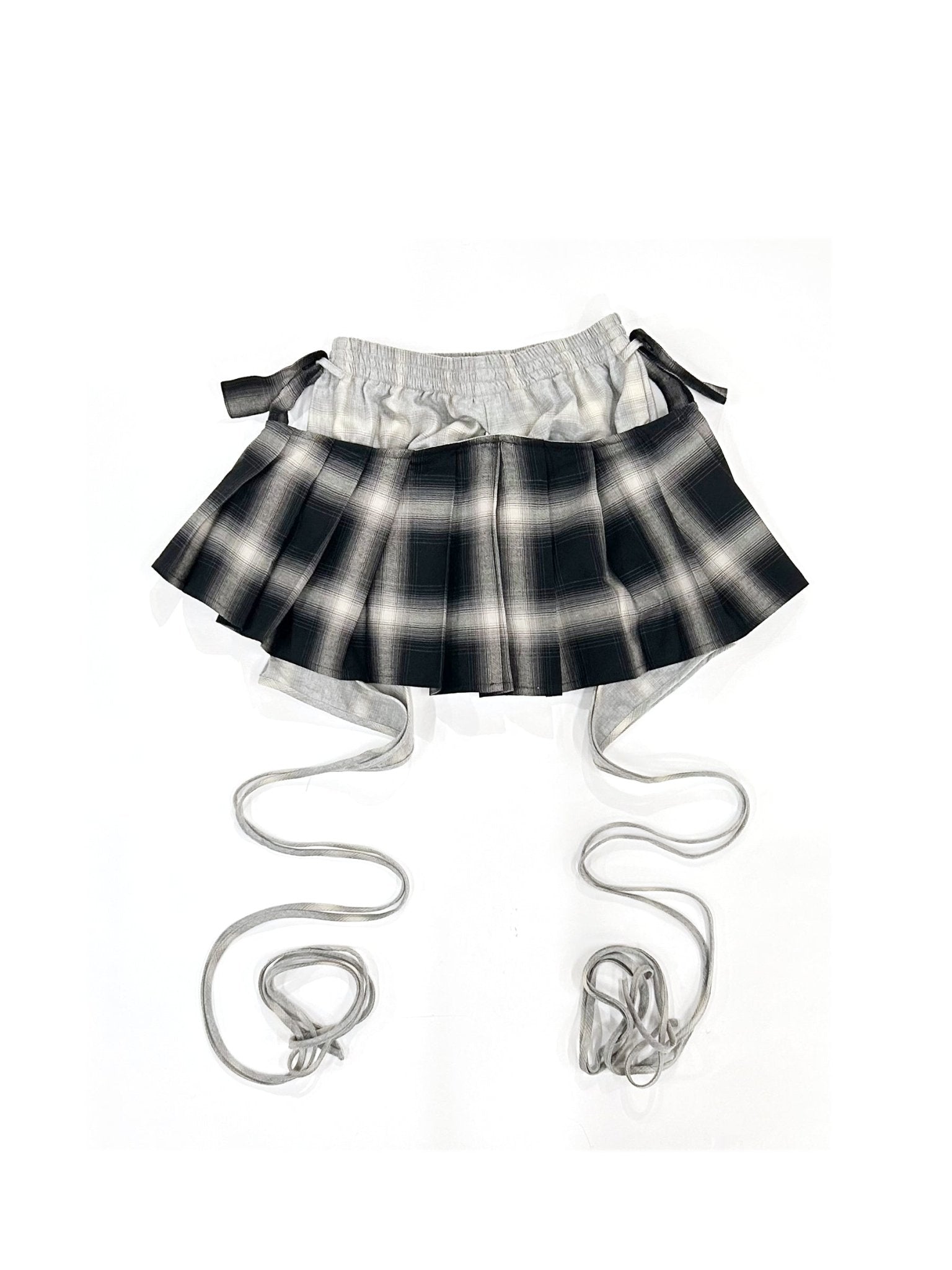 SRVC - Misa Skirt - AW25 - Black Check