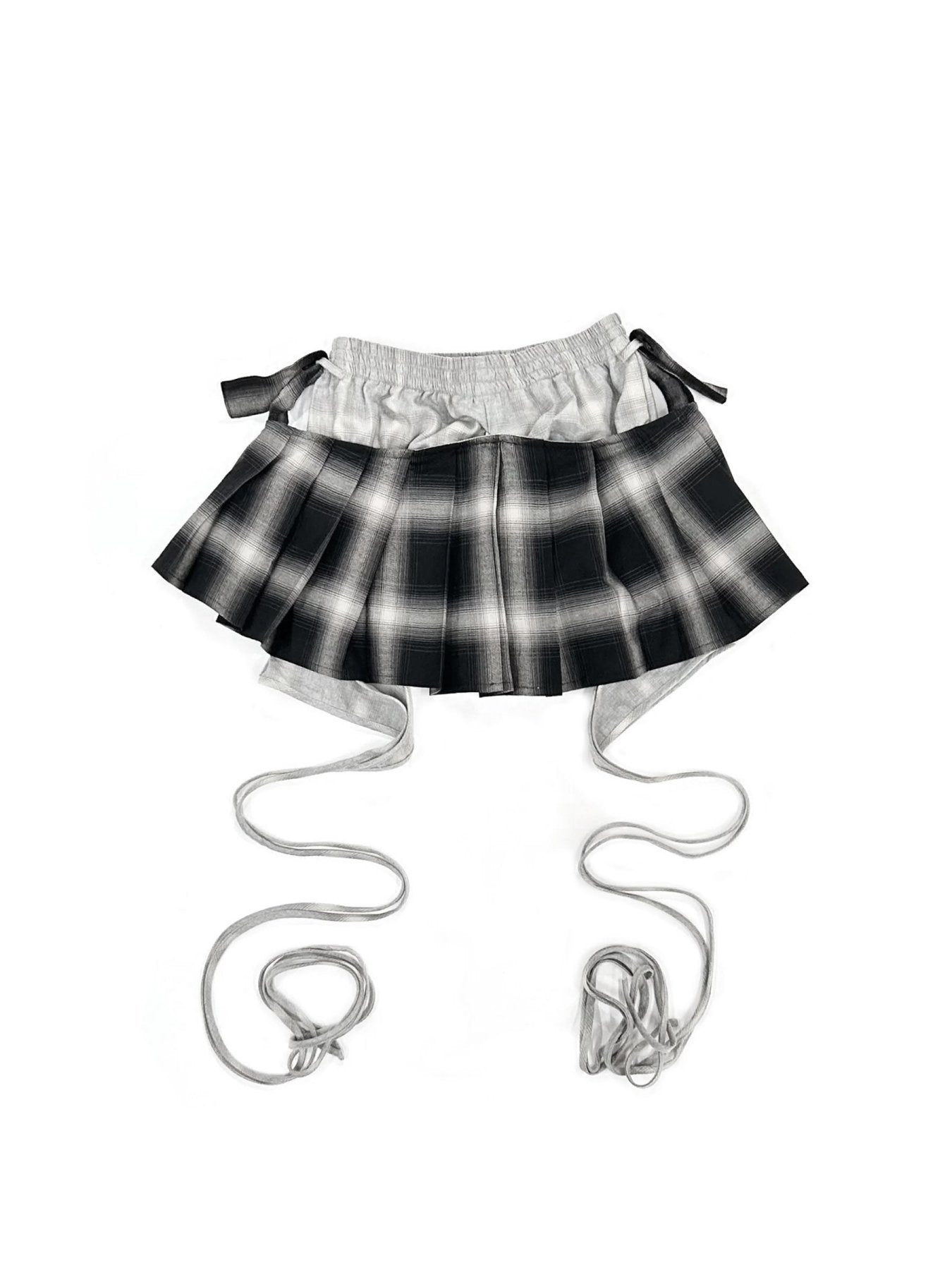 SRVC - Misa Skirt - AW25 - Black Check