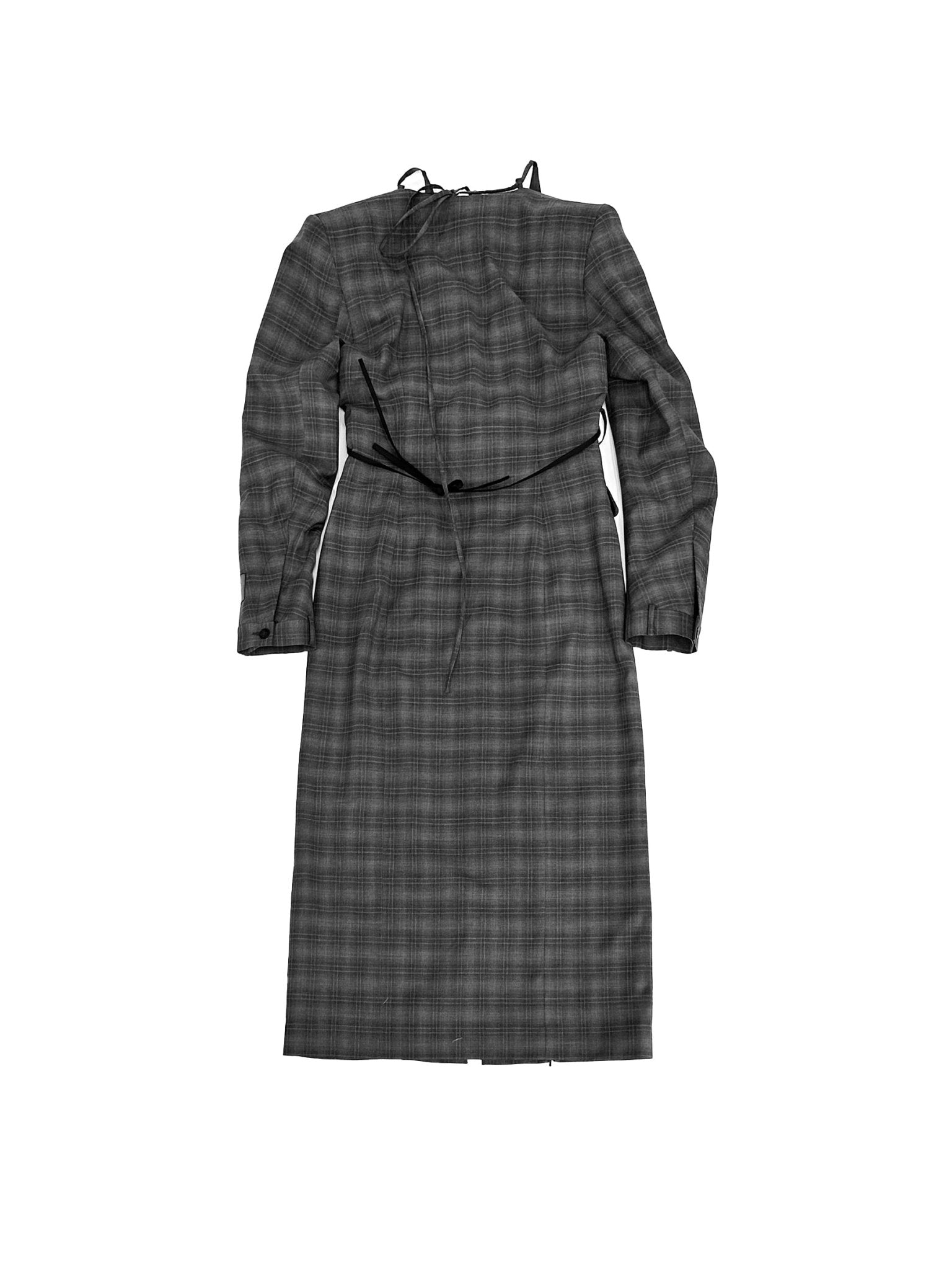 SRVC - Serpentine Coat - AW25 - Charcoal Check
