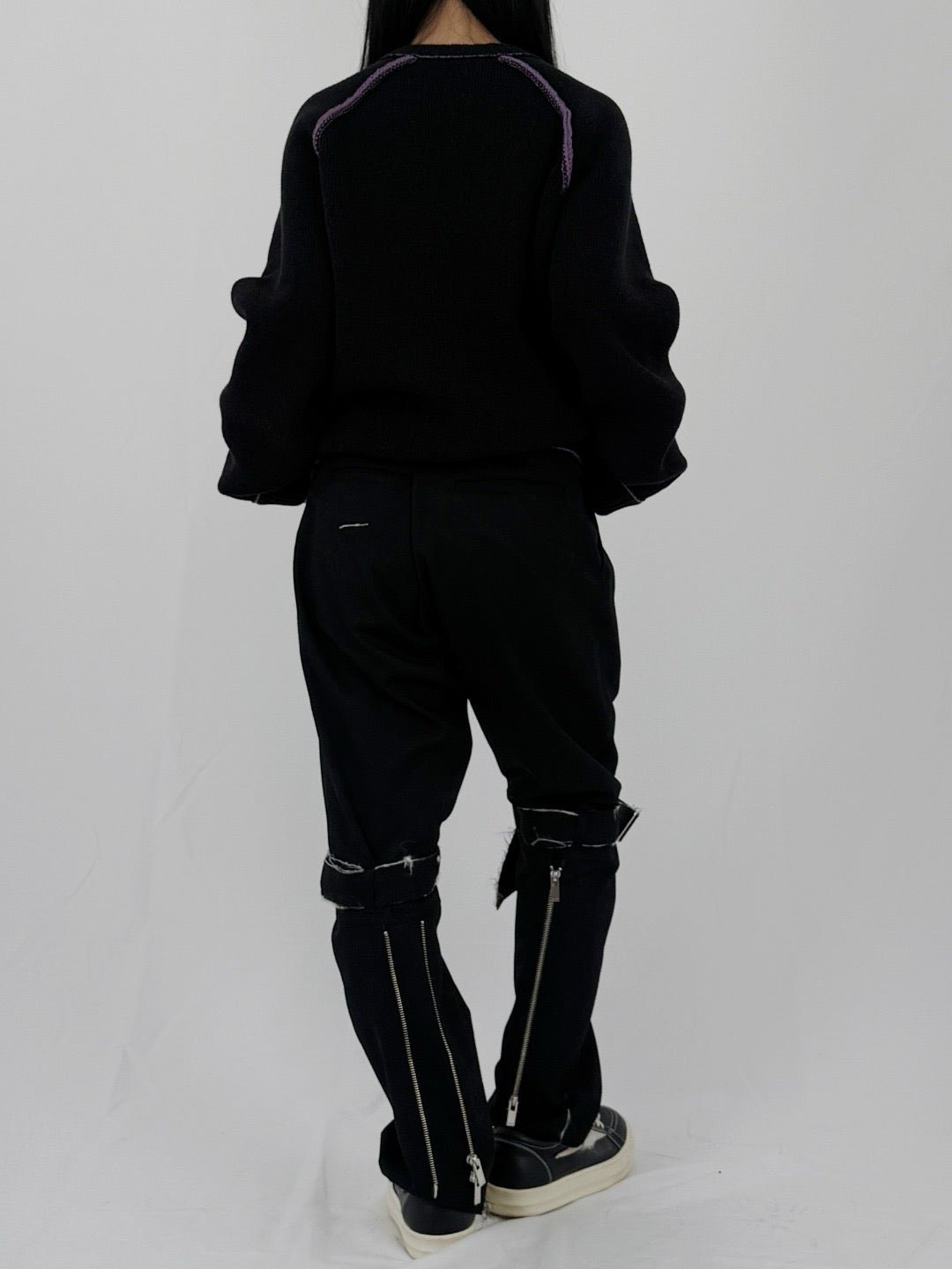 Sulvam - Classic Bondage Pants - AW25 - BLACK