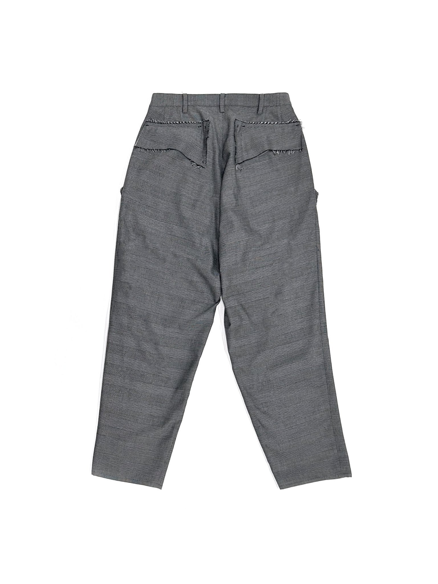 Sulvam - Cut Finish Flap Pants - AW25 - L GRAY