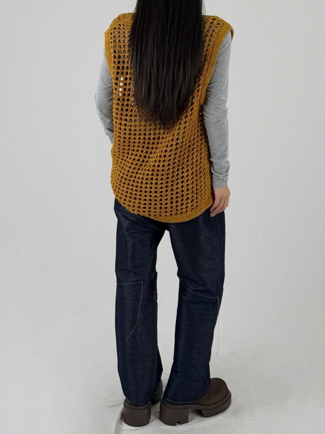 SULVAM - Deep Indigo Wide Pants - SS25 - INDIGO