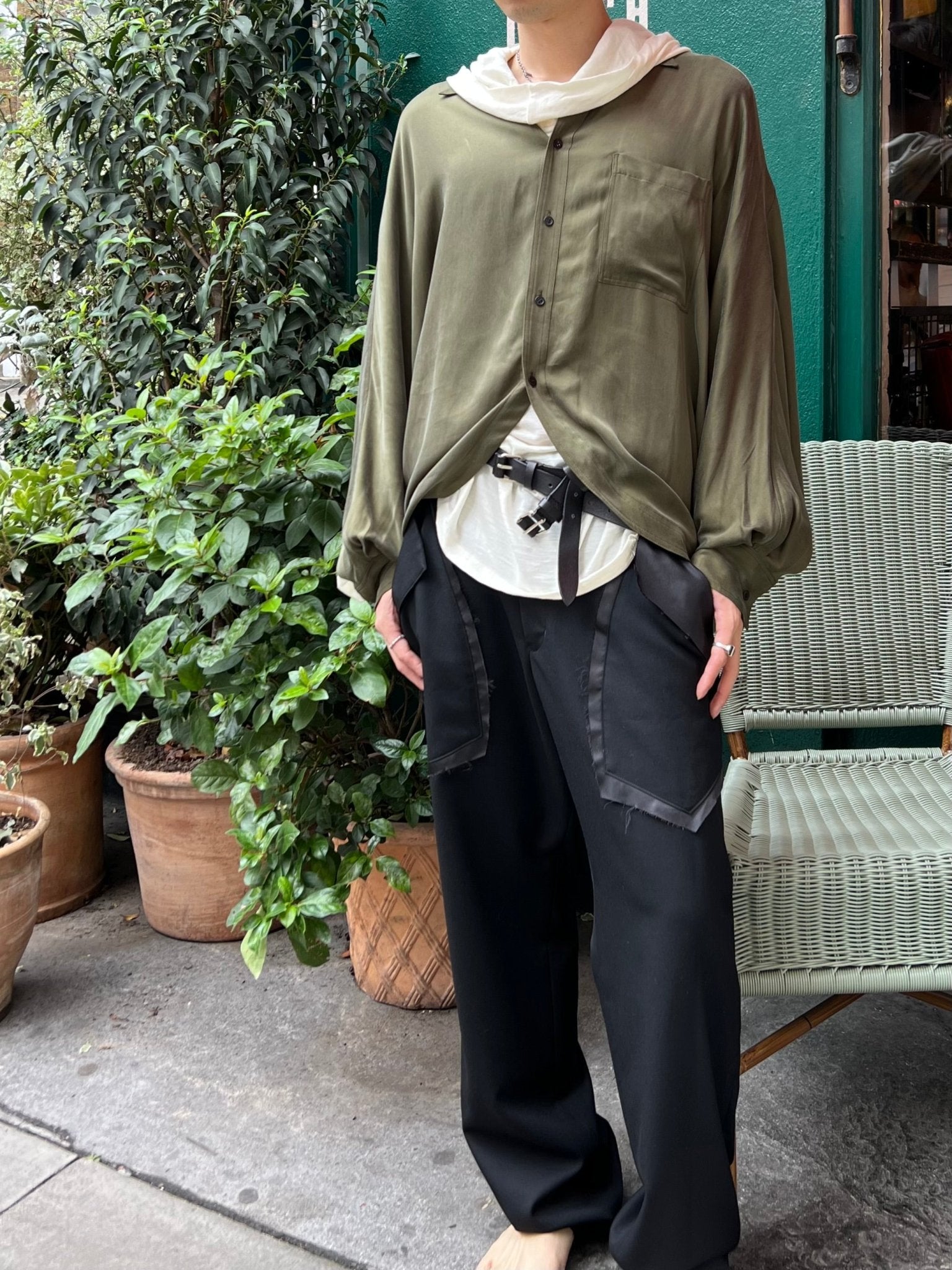 Sulvam - Dolman Shirt - AW25 - KHAKI