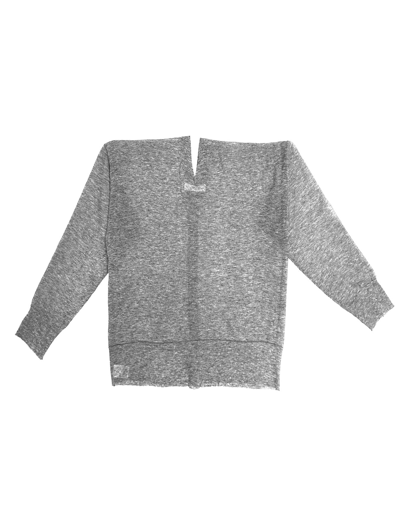 SULVAM Gray See Through Cardigan