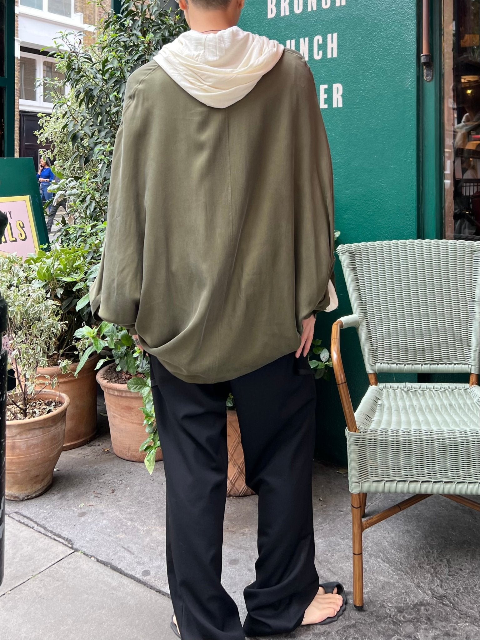 Sulvam - Outer Pocket Slacks - AW25 - BLACK