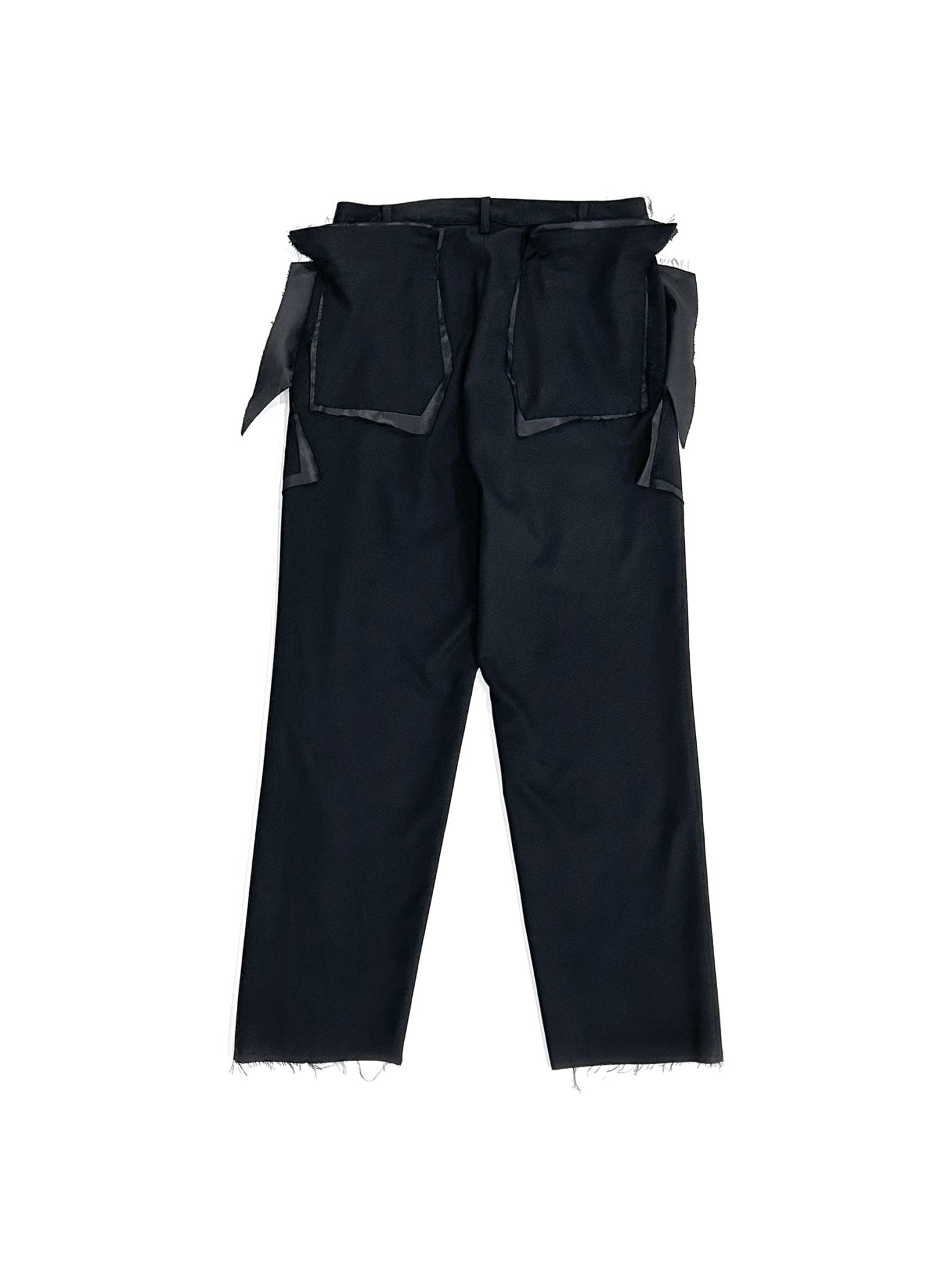 Sulvam - Outer Pocket Slacks - AW25 - BLACK