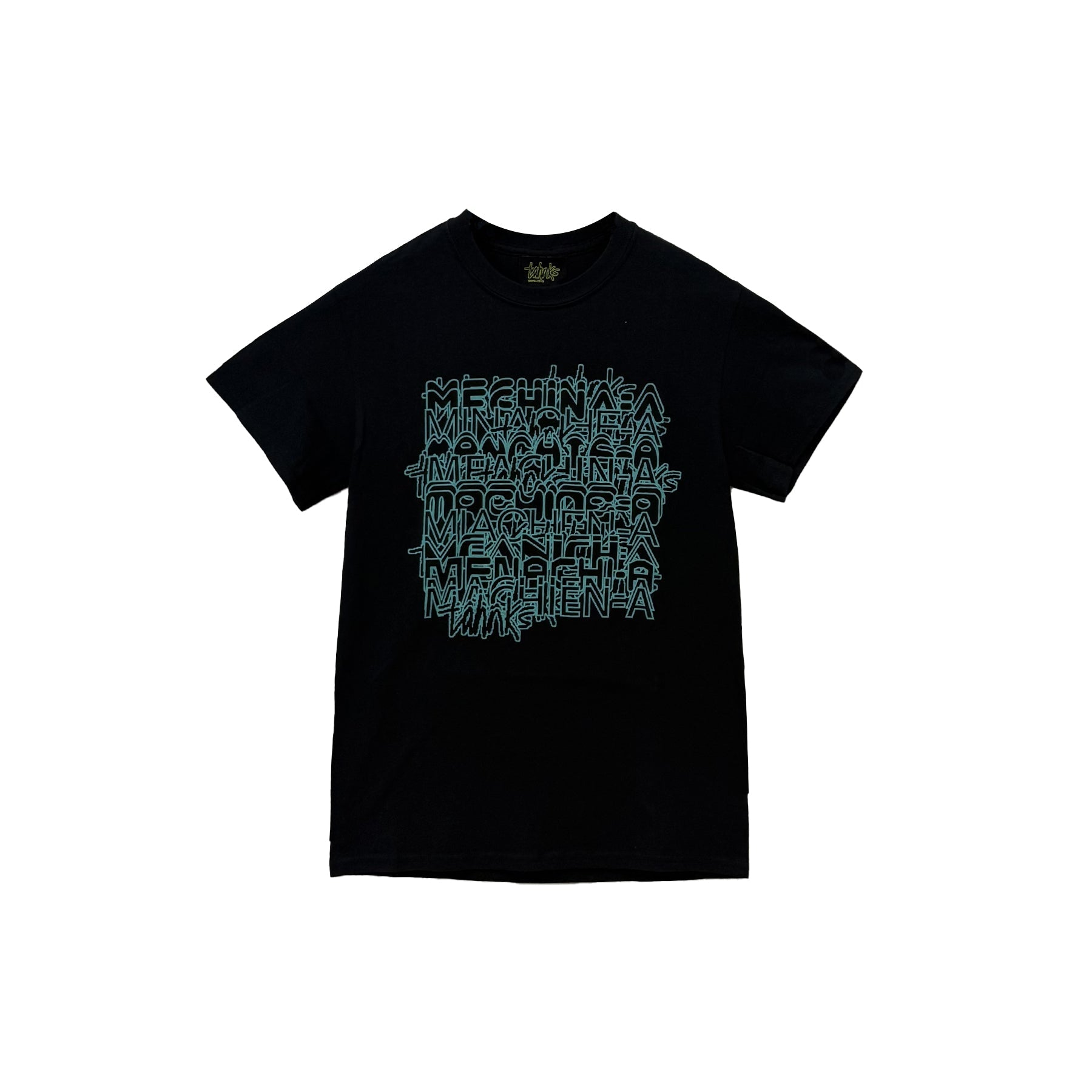 TAHNKS - FACE TEE BLACK X MACHINE - A - AW19 - BLACK