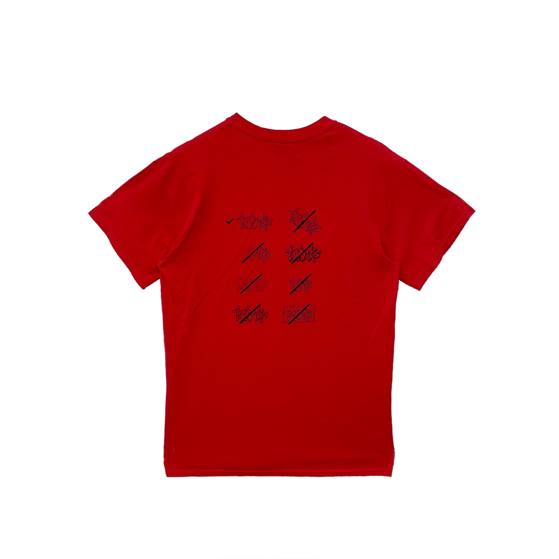 TAHNKS - STYLE GUIDE TEE - AW19 - RED