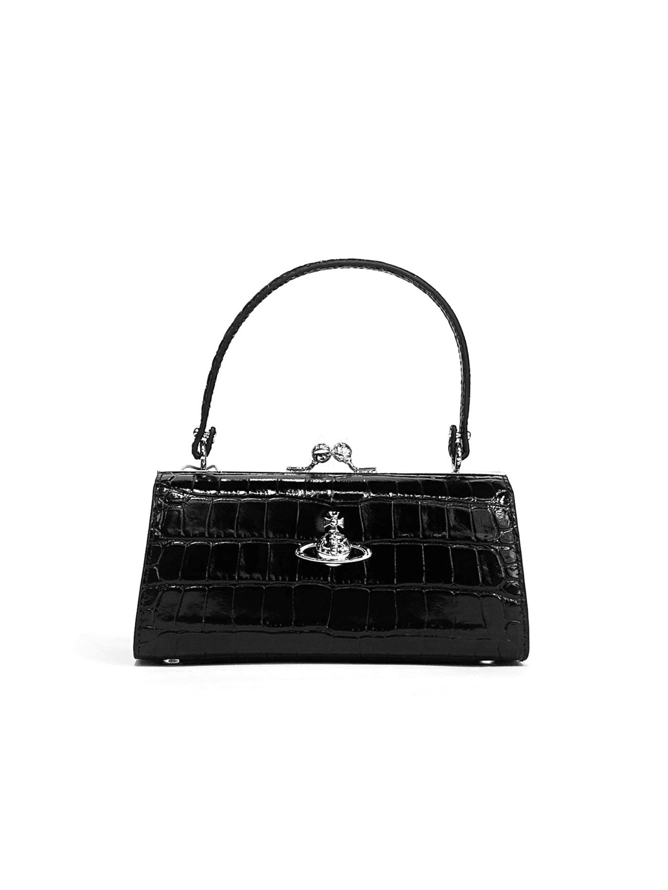 Vivienne Westwood Black Doll Xl Frame Purse