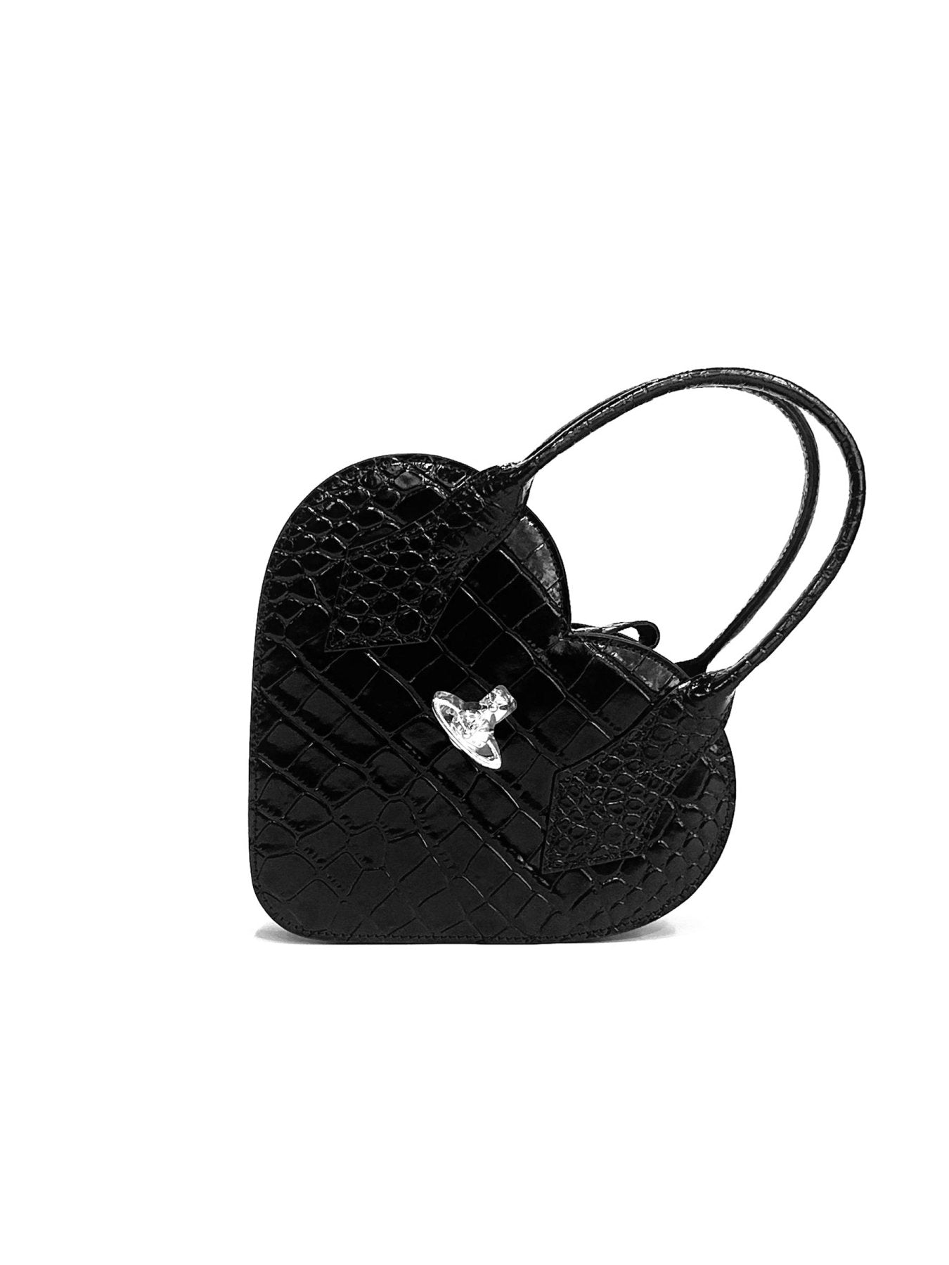 Vivienne Westwood Black Josephine Heart Crossbody